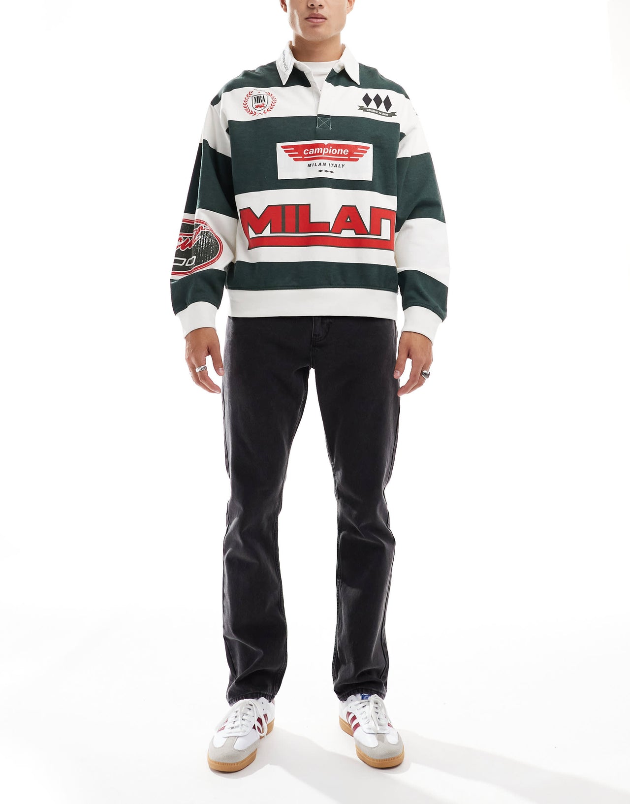 New Look straight fit jeans in washed black