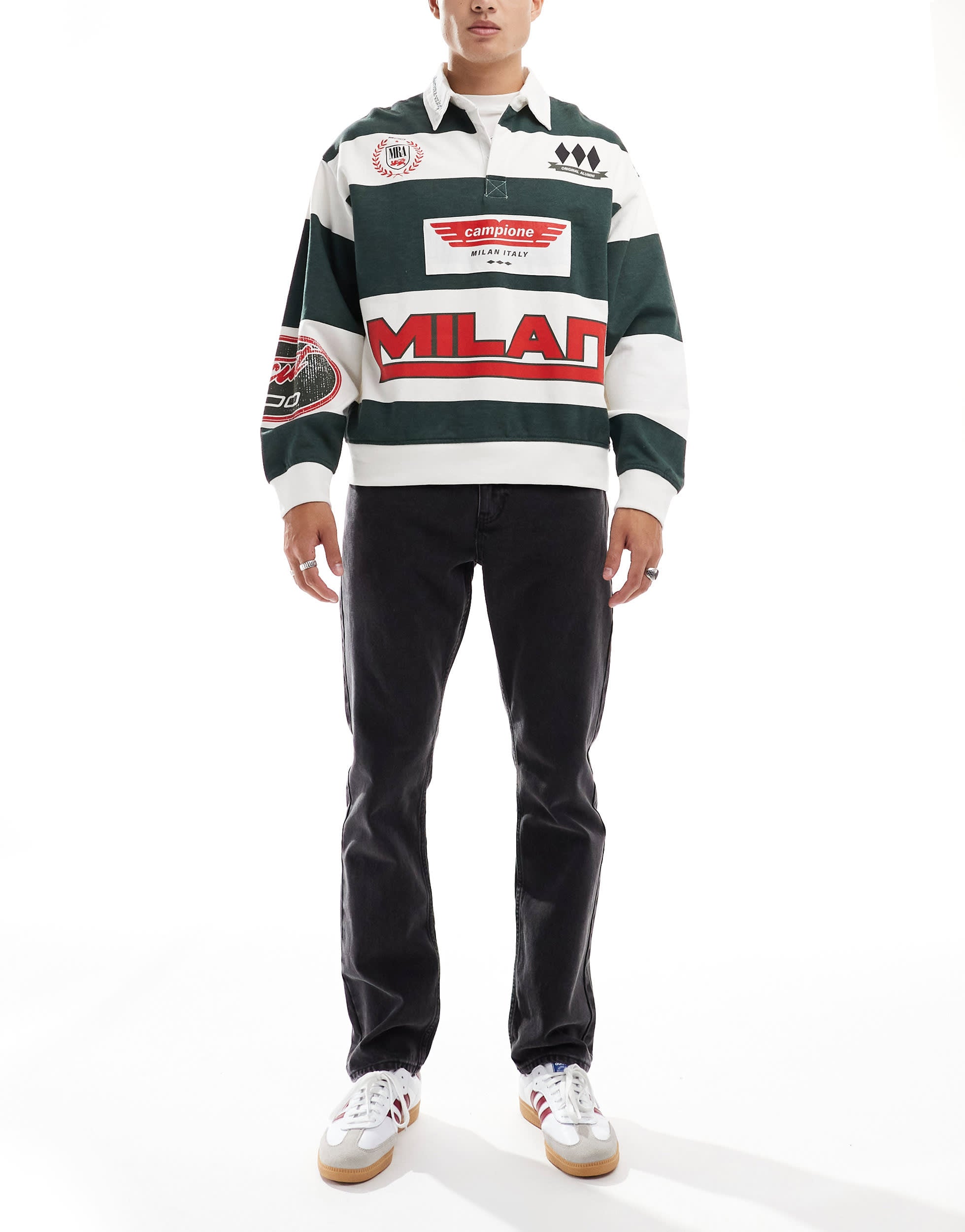 New Look straight fit jeans in washed black