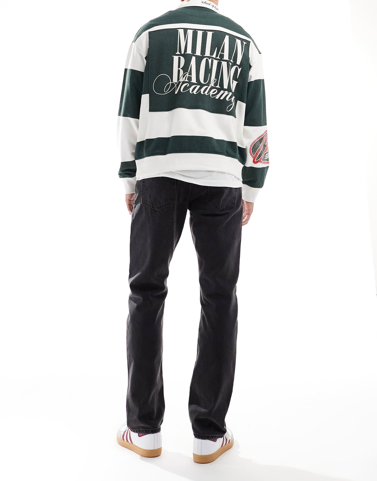 New Look straight fit jeans in washed black