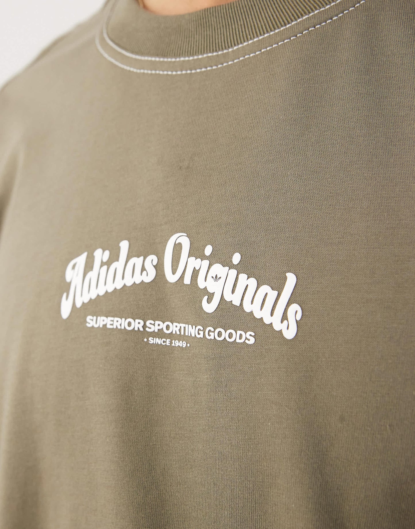 adidas Originals Wabash t-shirt in khaki