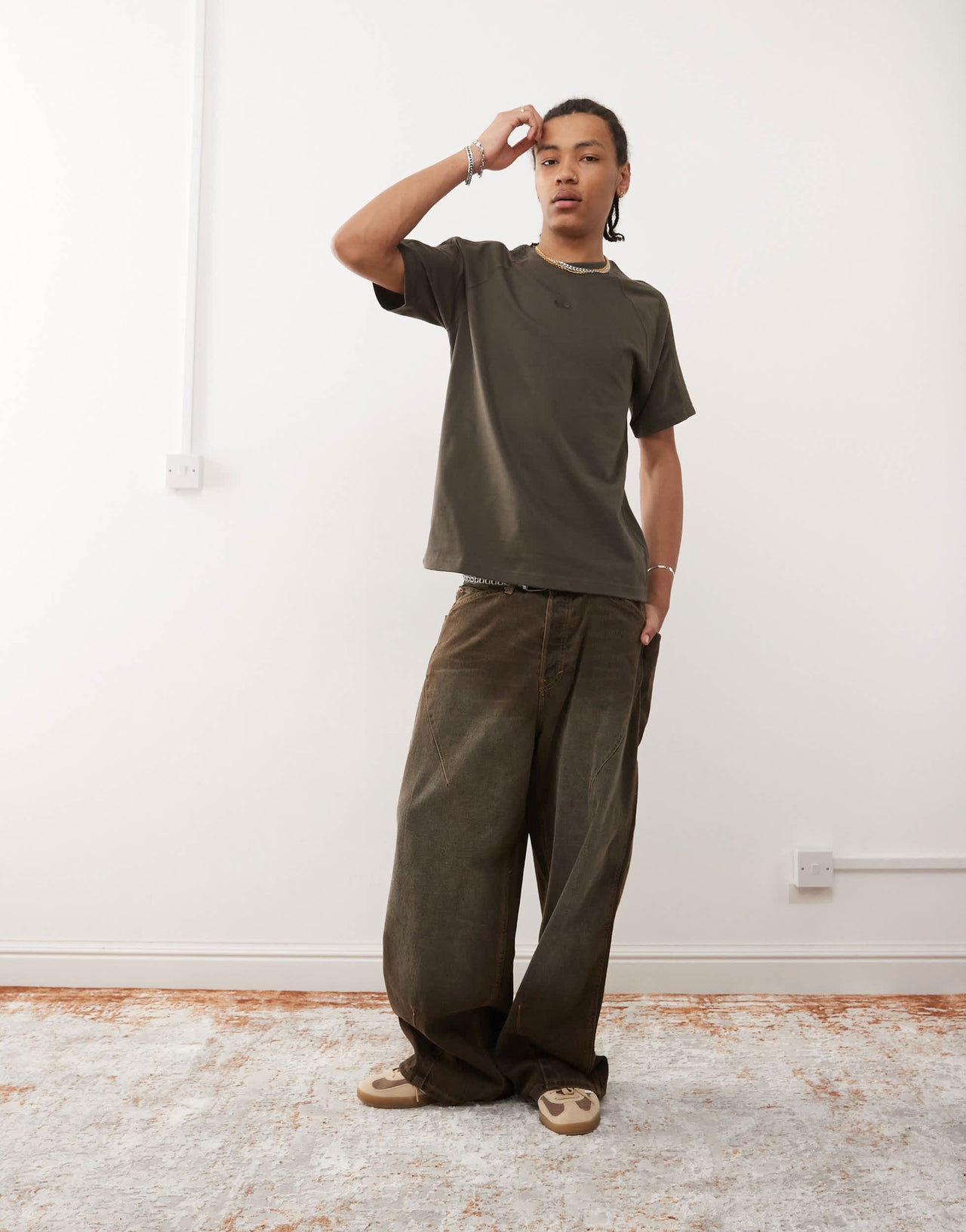 adidas Originals Premium Essentials t-shirt in khaki