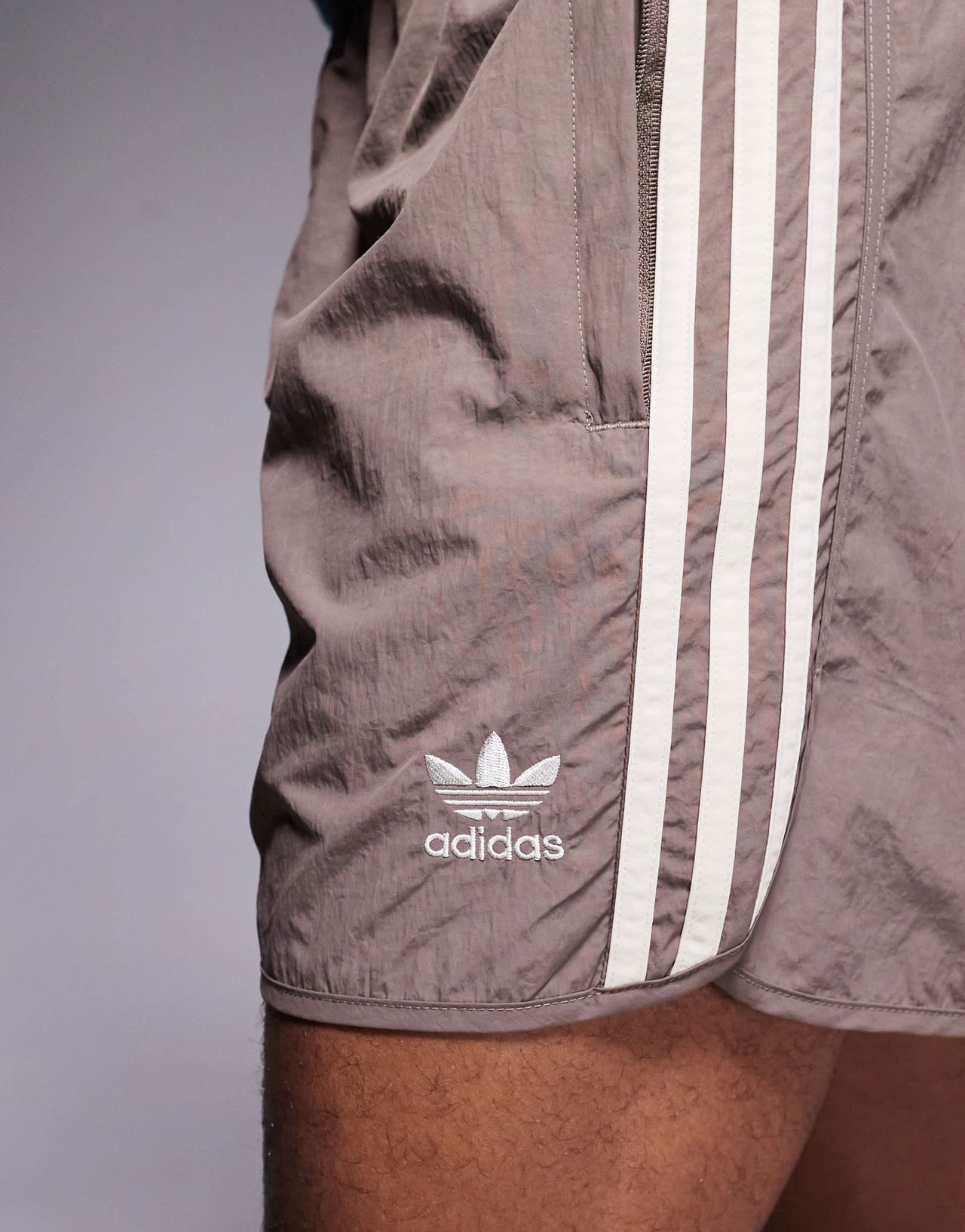adidas Originals Adicolor Sprinter Shorts in brown