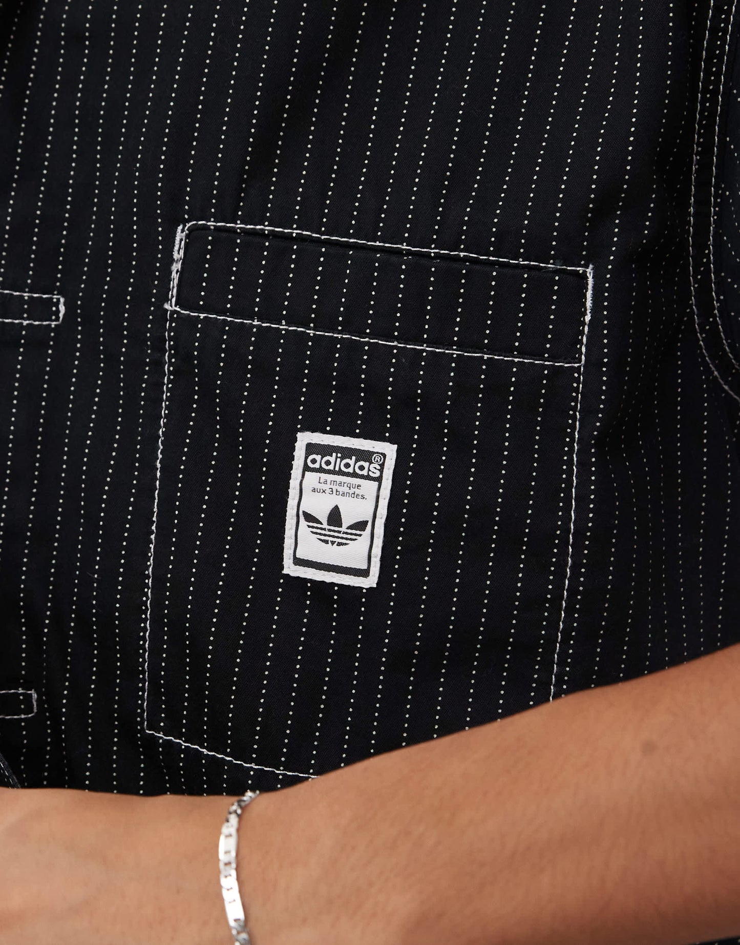 adidas Originals Wabash short-sleeved shirt in black