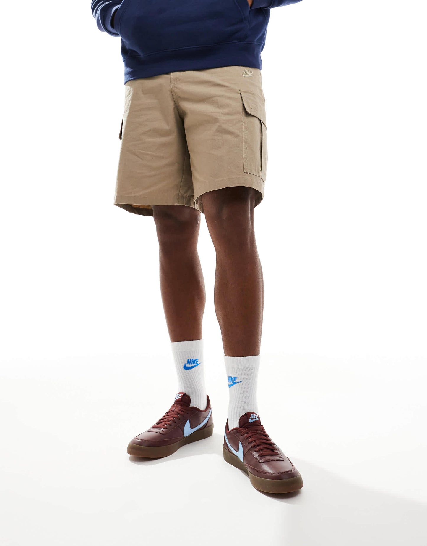Nike Killshot 2 Leather trainers in burgundy and blue