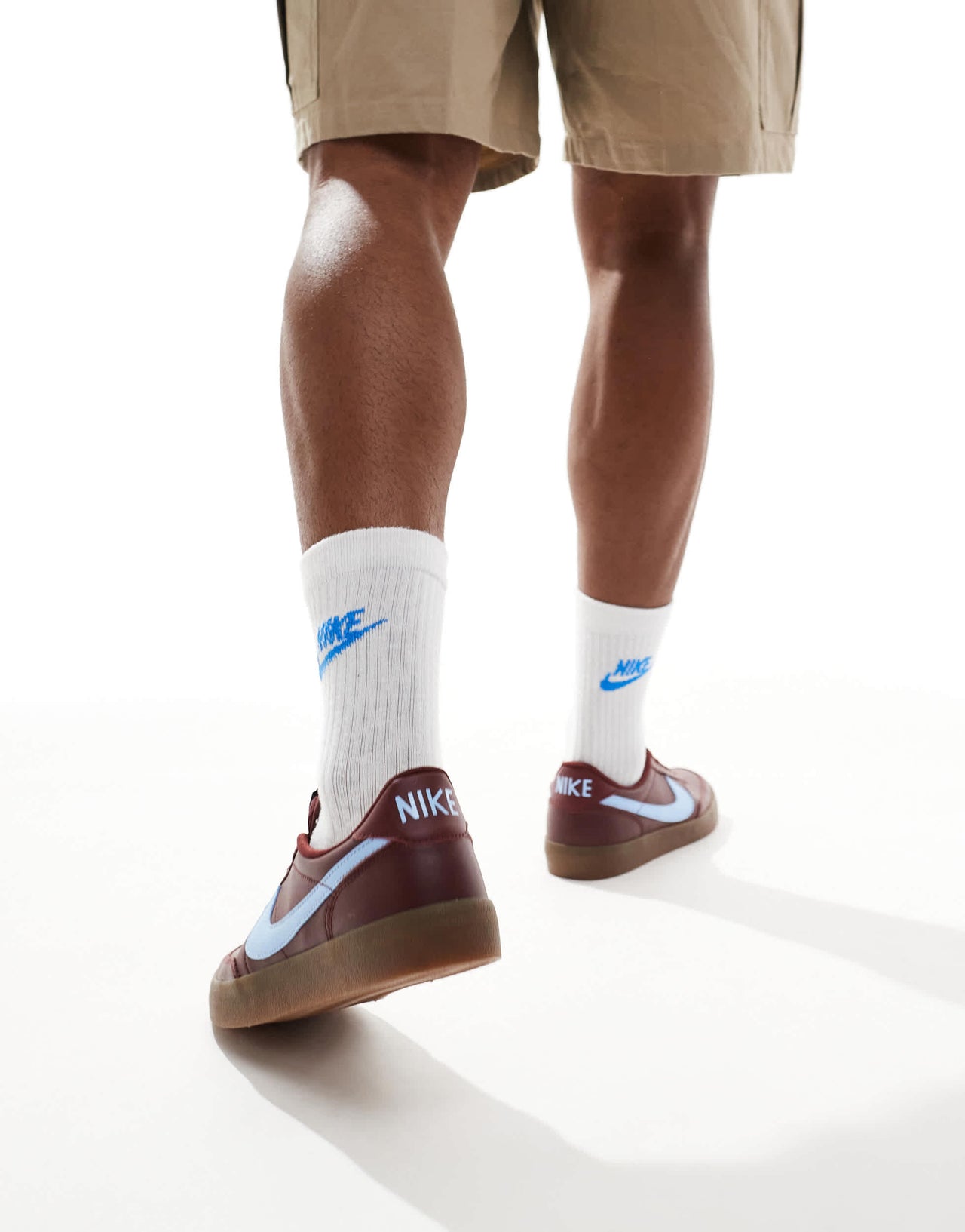 Nike Killshot 2 Leather trainers in burgundy and blue