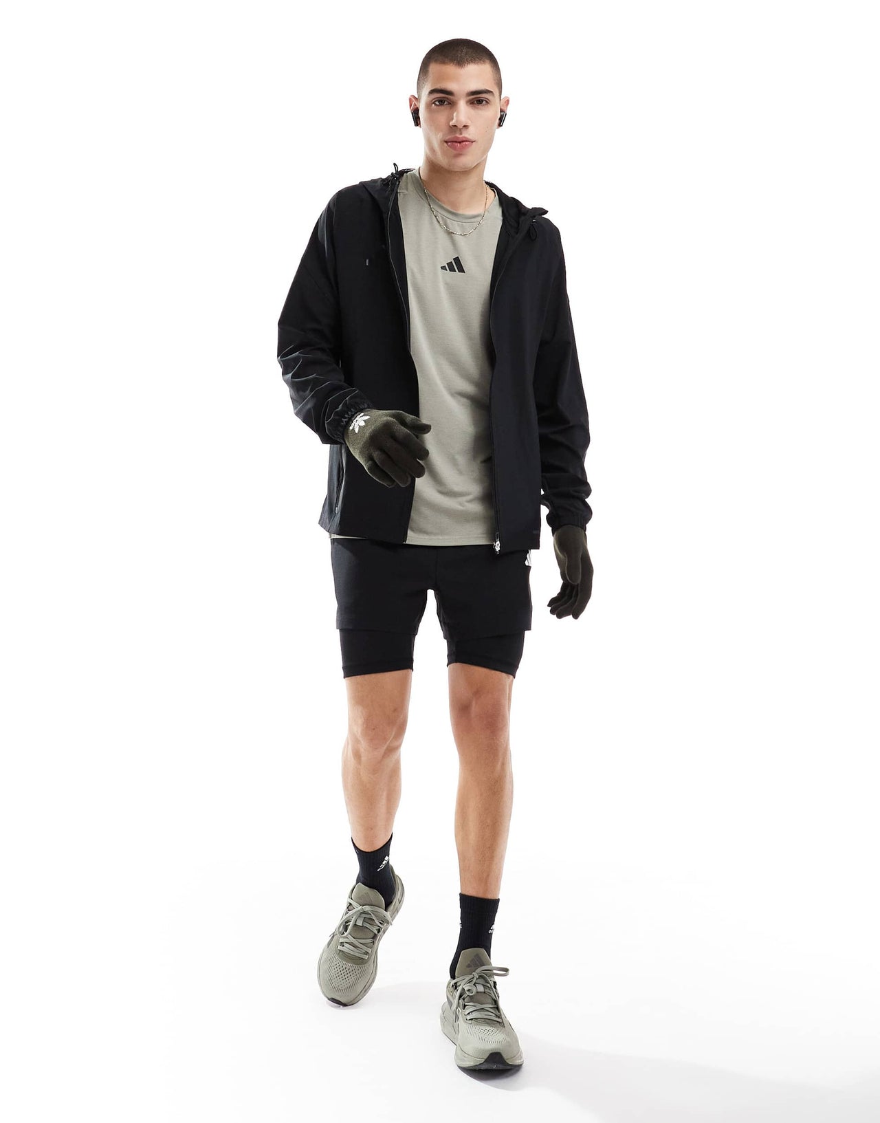 adidas Football Tiro25 jacket in black