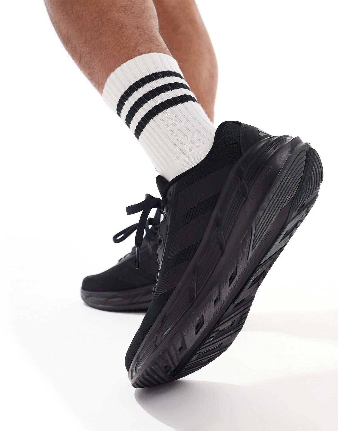 adidas Running Questar 3 trainers in black