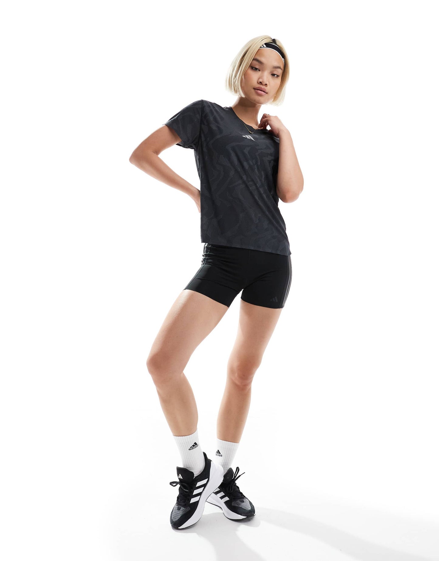 adidas Training Ultimate t-shirt in black print