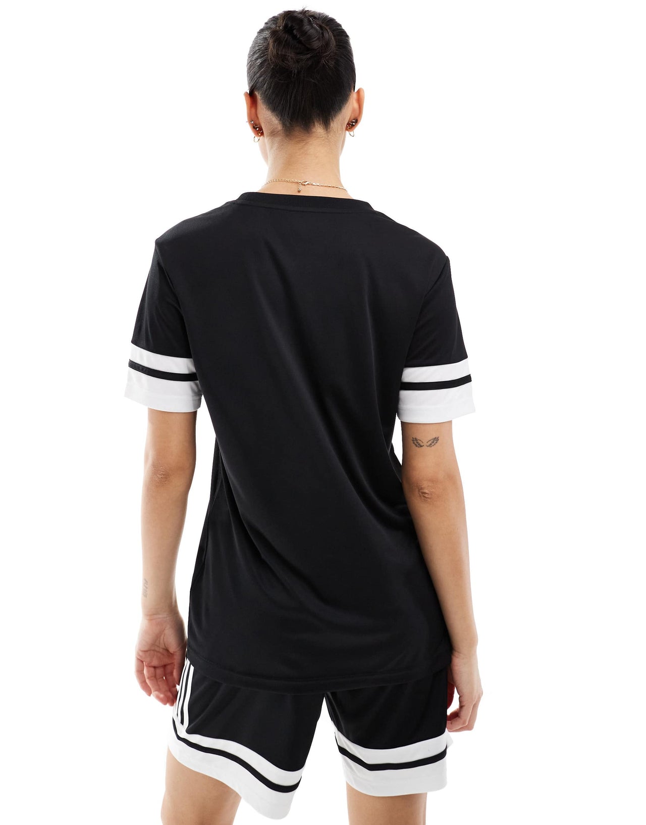 adidas Football Squadra25 t-shirt in black and white
