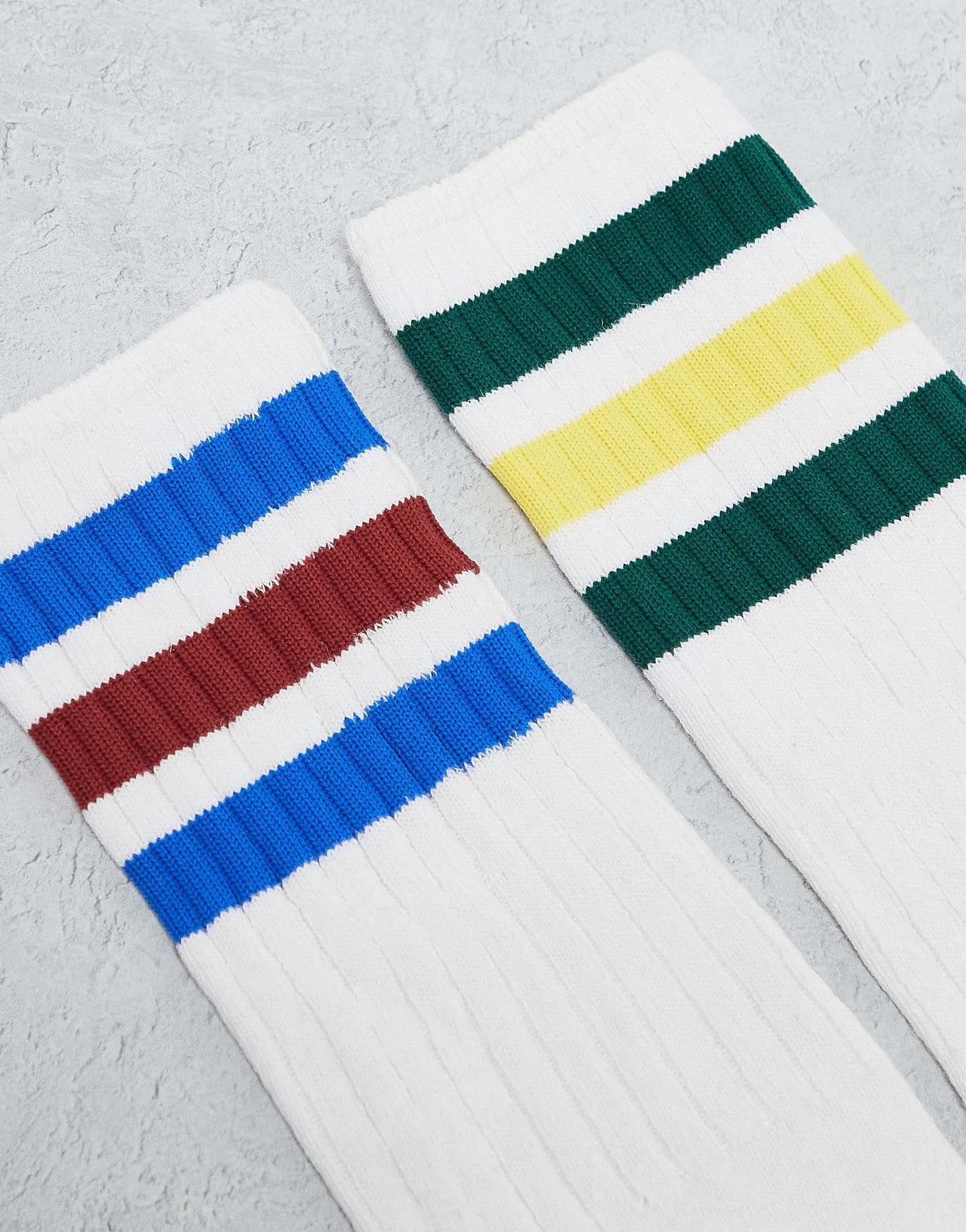 adidas Originals 2 pack ribbed crew socks in multi
