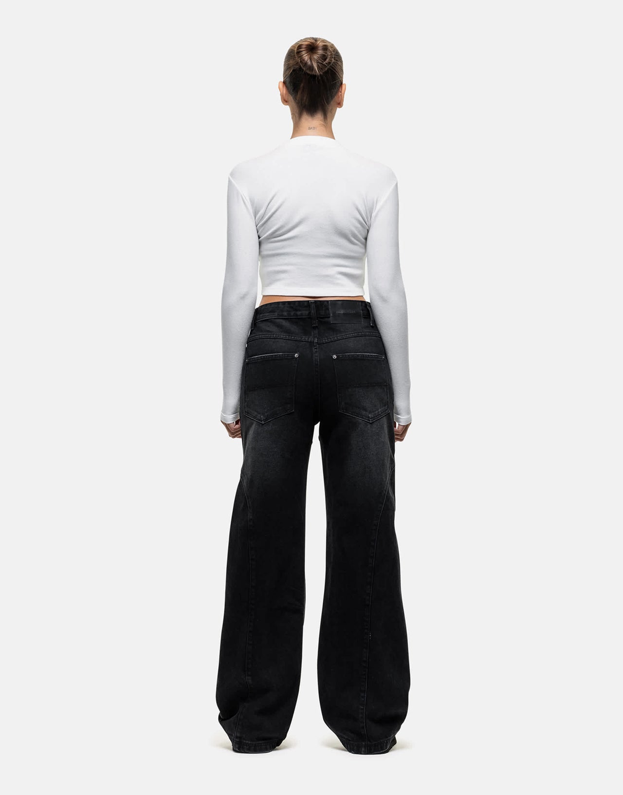 Good For Nothing baggy jeans with seam detail in black wash