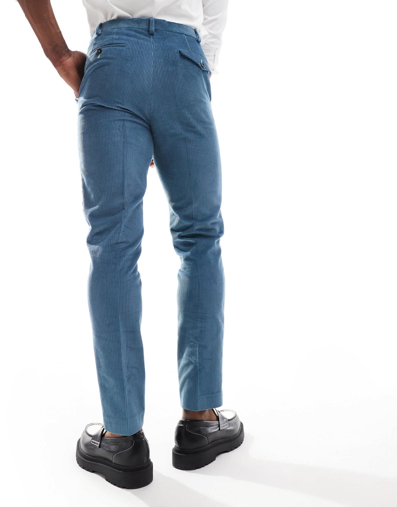 Twisted Tailor Aston suit slim trousers in blue co-ord