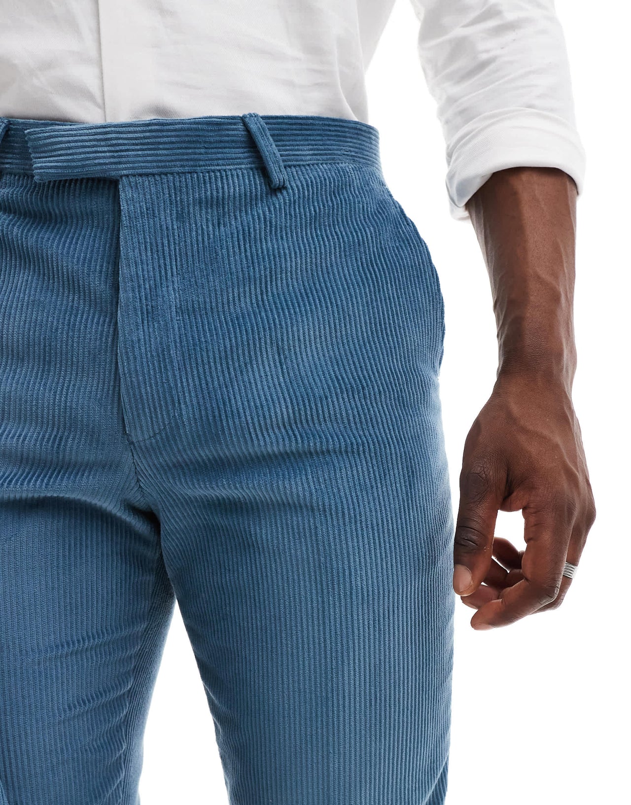 Twisted Tailor Aston suit slim trousers in blue co-ord