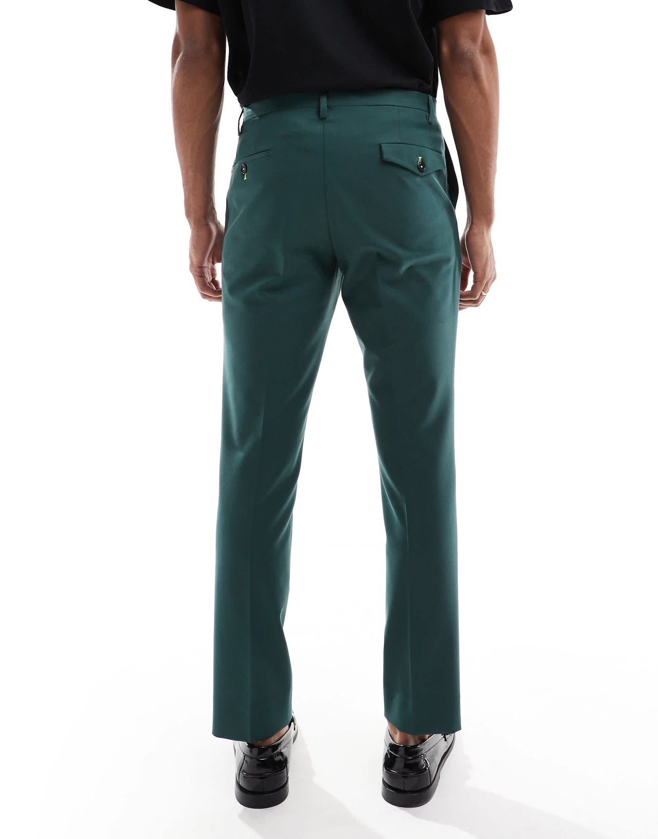 Twisted Tailor Buscot skinny suit trousers in forest green  co-ord