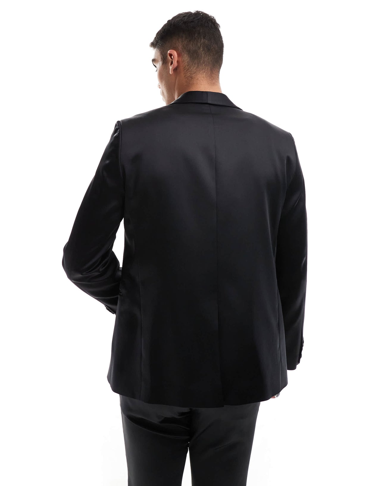 Twisted Tailor Draco skinny suit jacket in black co-ord