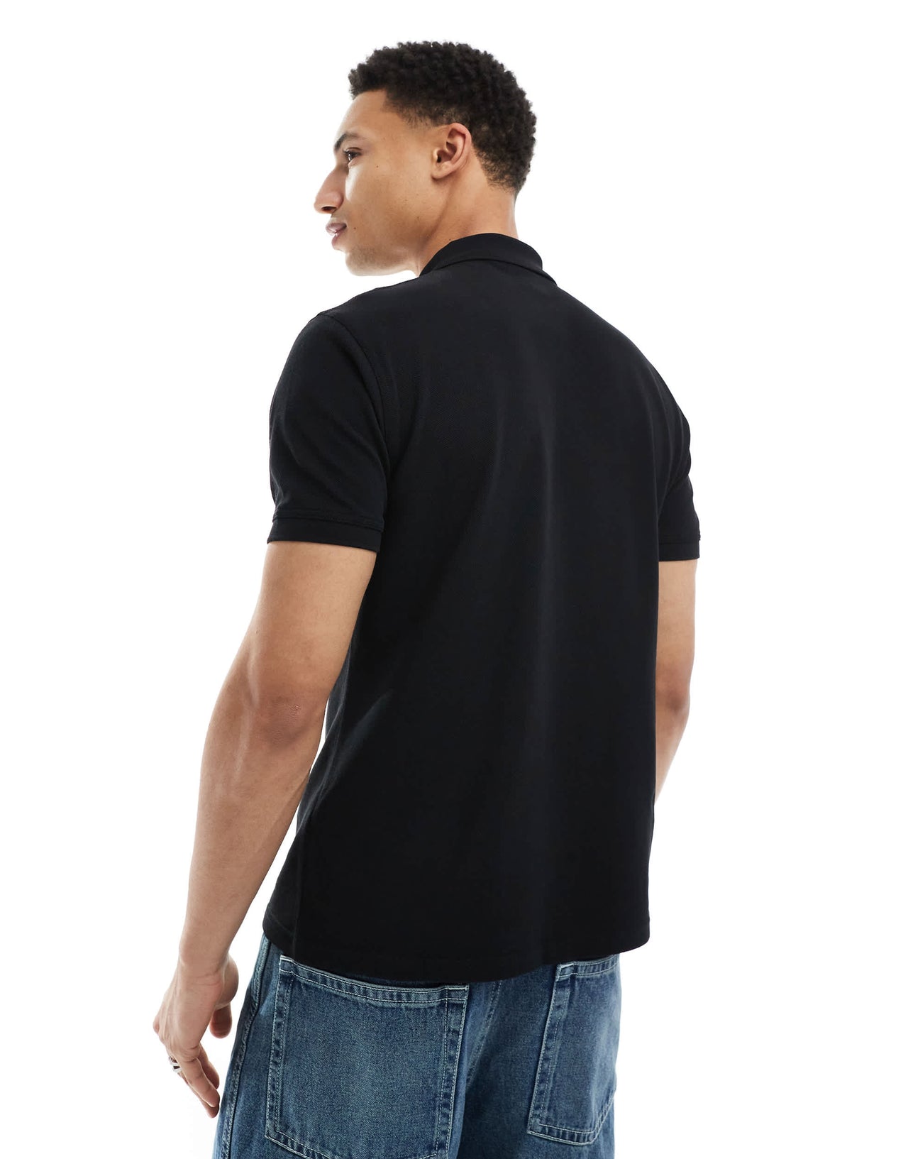 Barbour International essential polo shirt in black