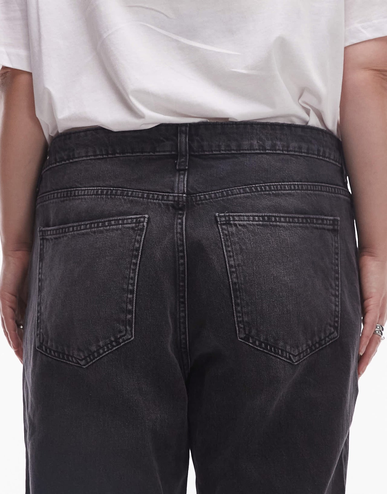 Mango Mom2000 curve jeans in black