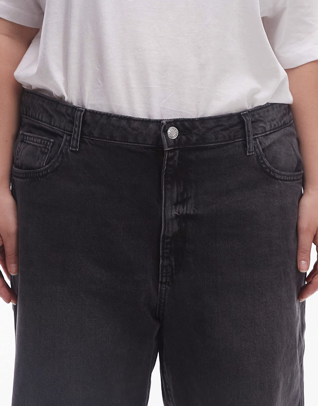 Mango Mom2000 curve jeans in black