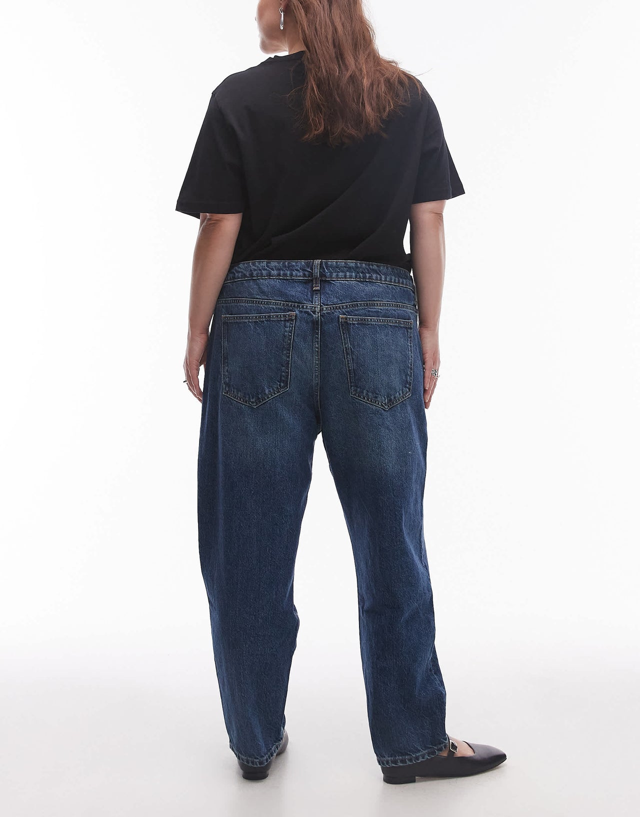 Mango Mom2000 jeans in mid blue