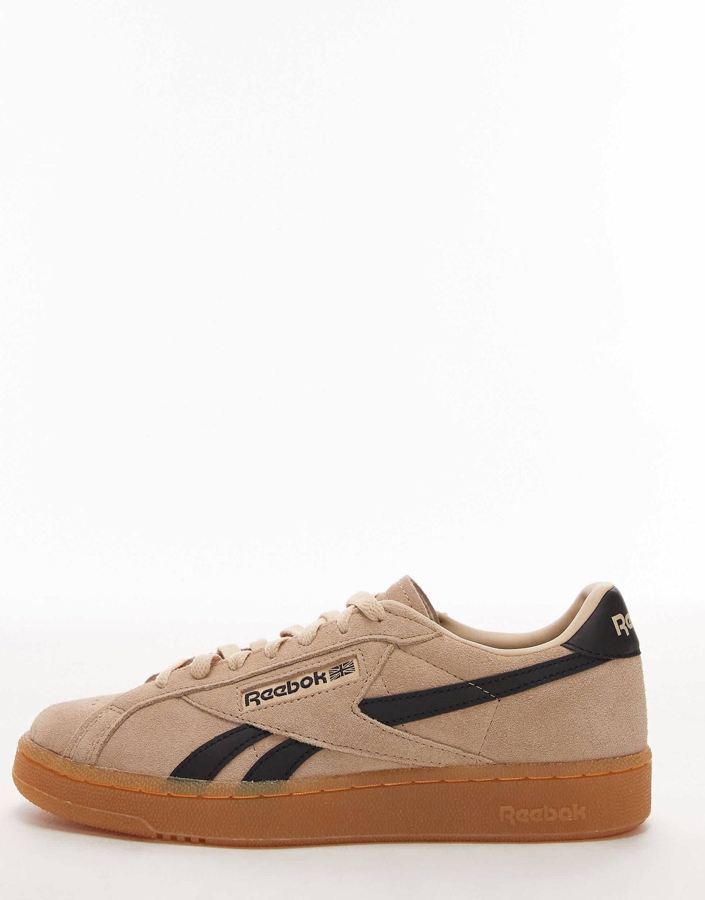 Reebok Club C Grounds trainers in tan and black