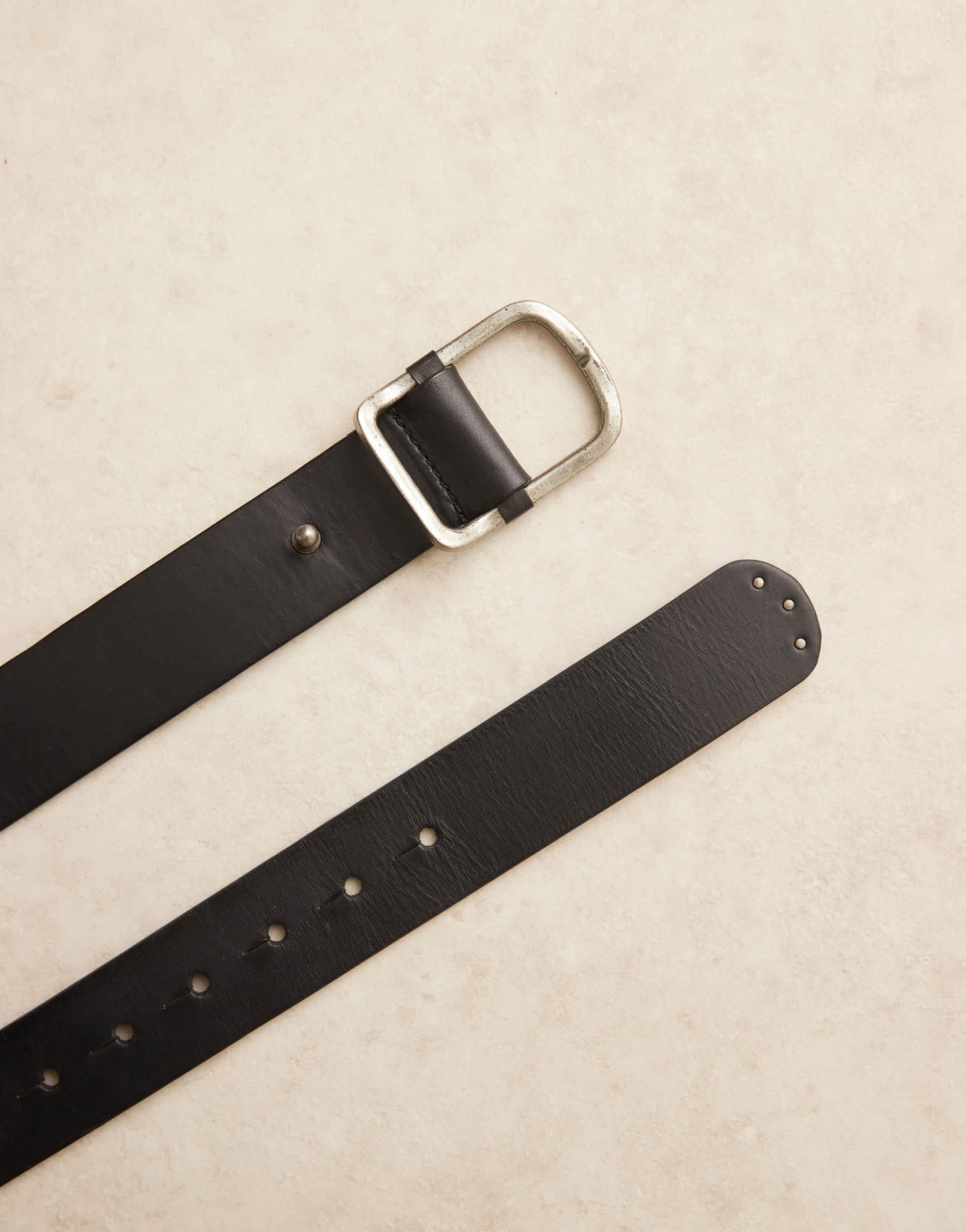 Free People classic genuine leather belt in black