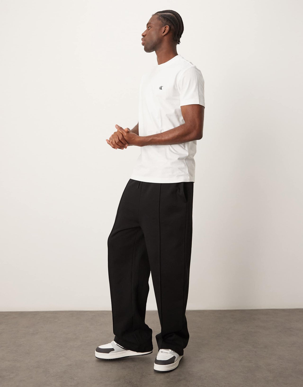 Calvin Klein Jeans premium heavyweight t-shirt in white