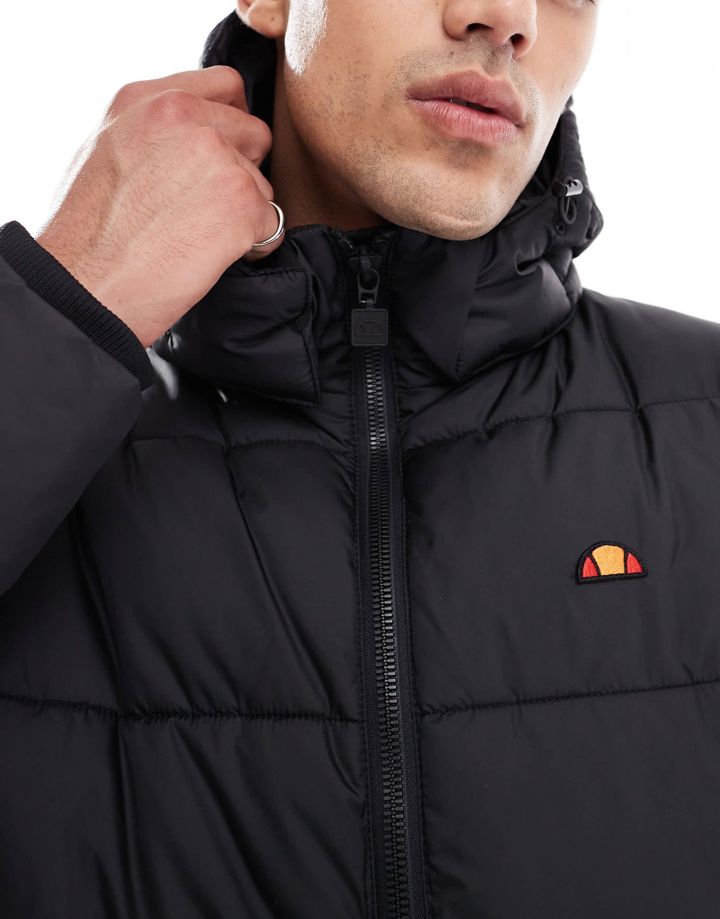 Ellesse Paddero padded jacket in black