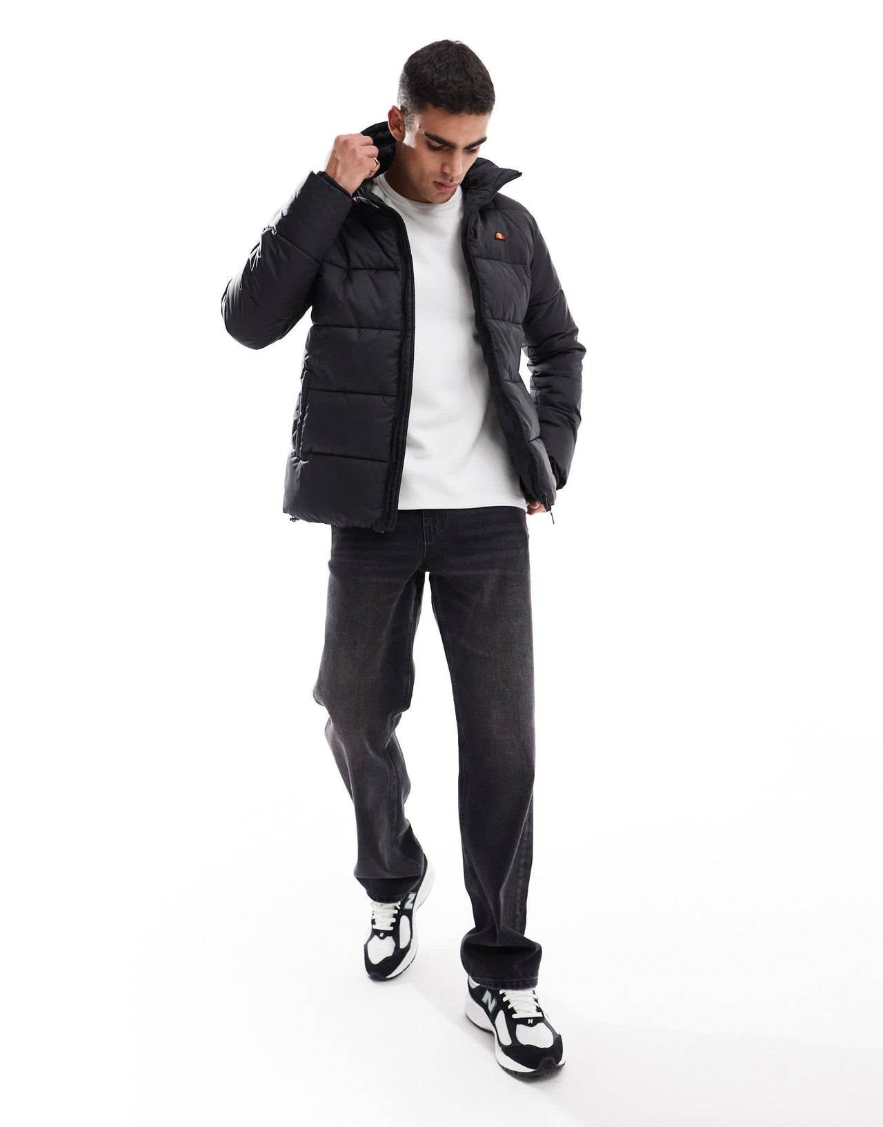 Ellesse Paddero padded jacket in black