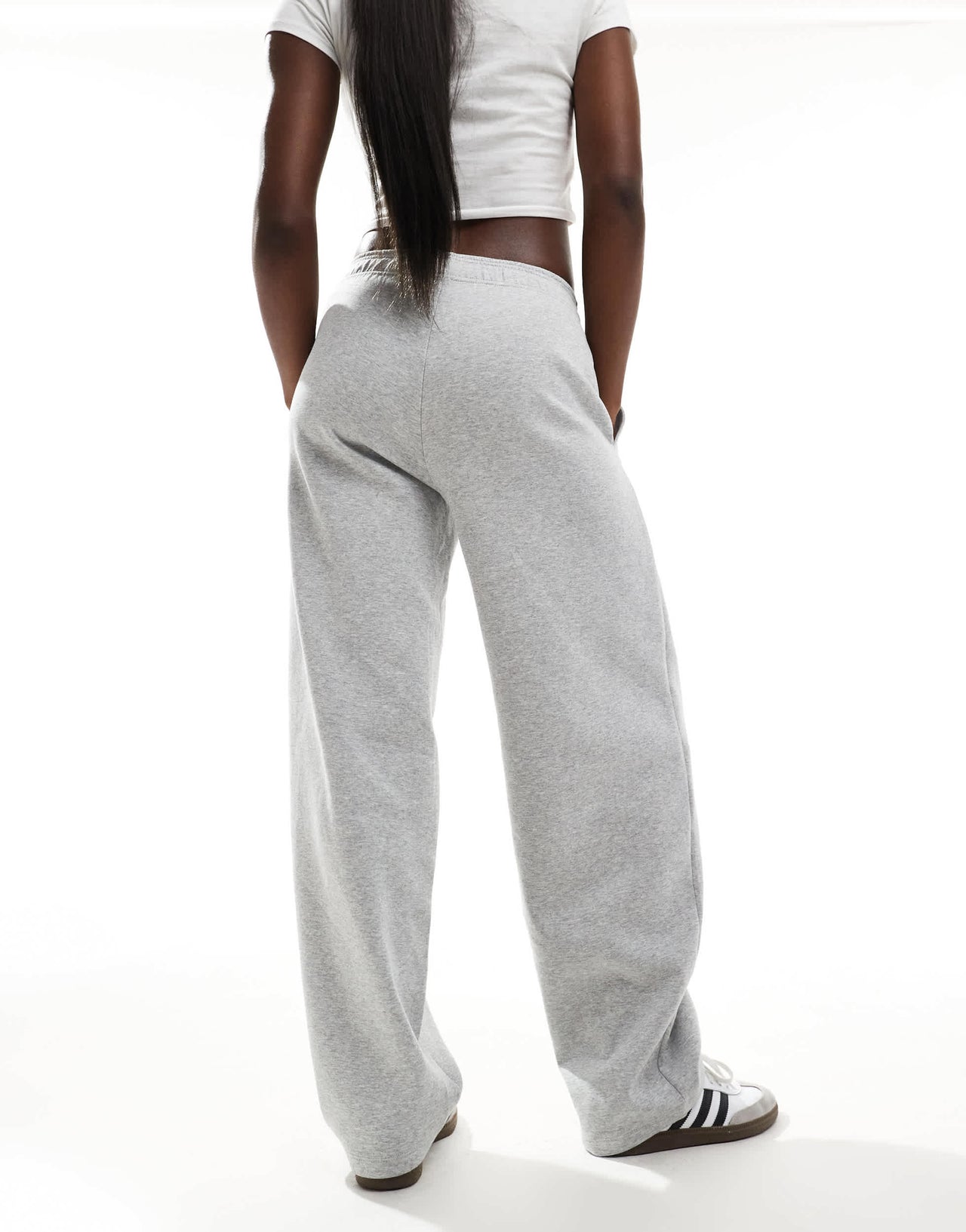 Stradivarius balloon jogger in grey
