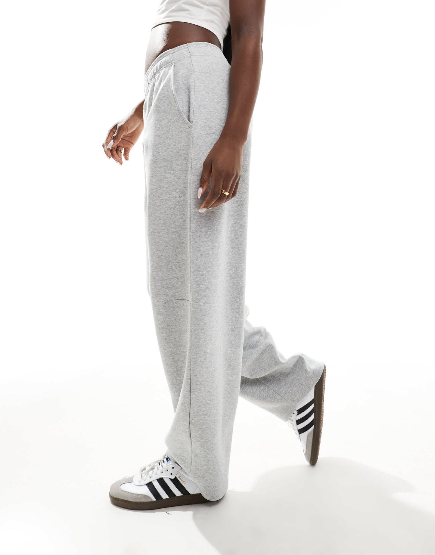 Stradivarius balloon jogger in grey