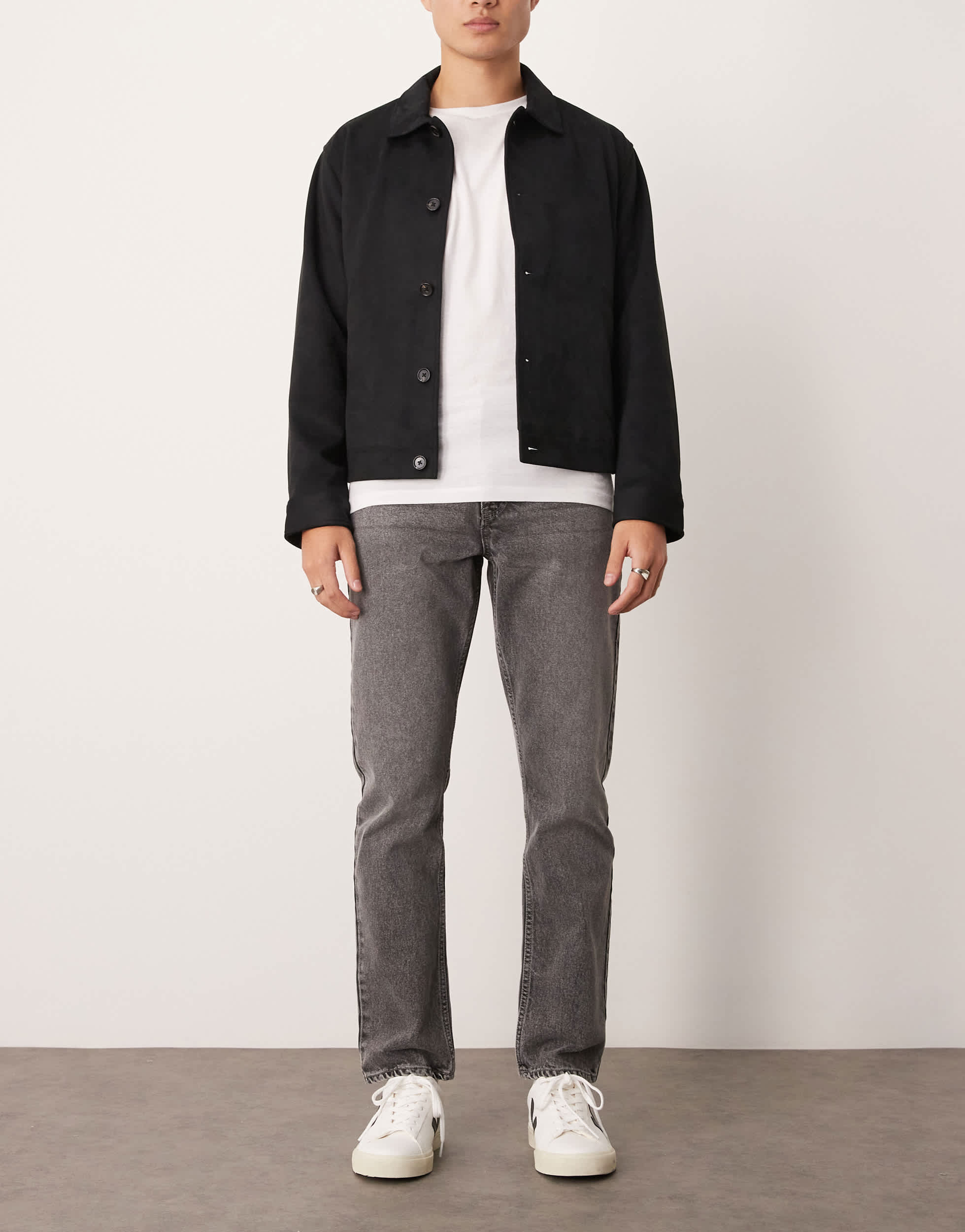 New Look straight fit jeans in grey