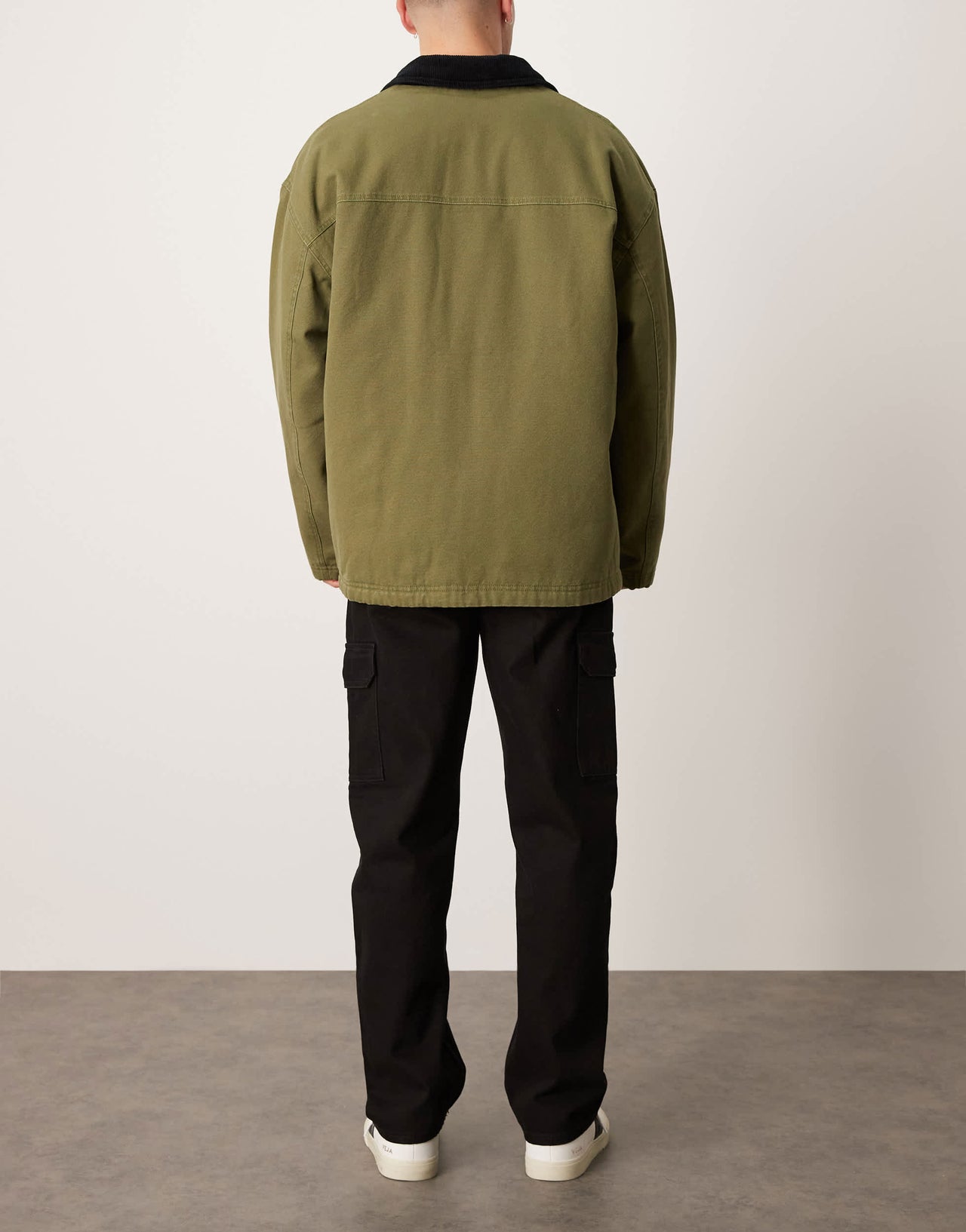 New Look cargo pocket jeans in black