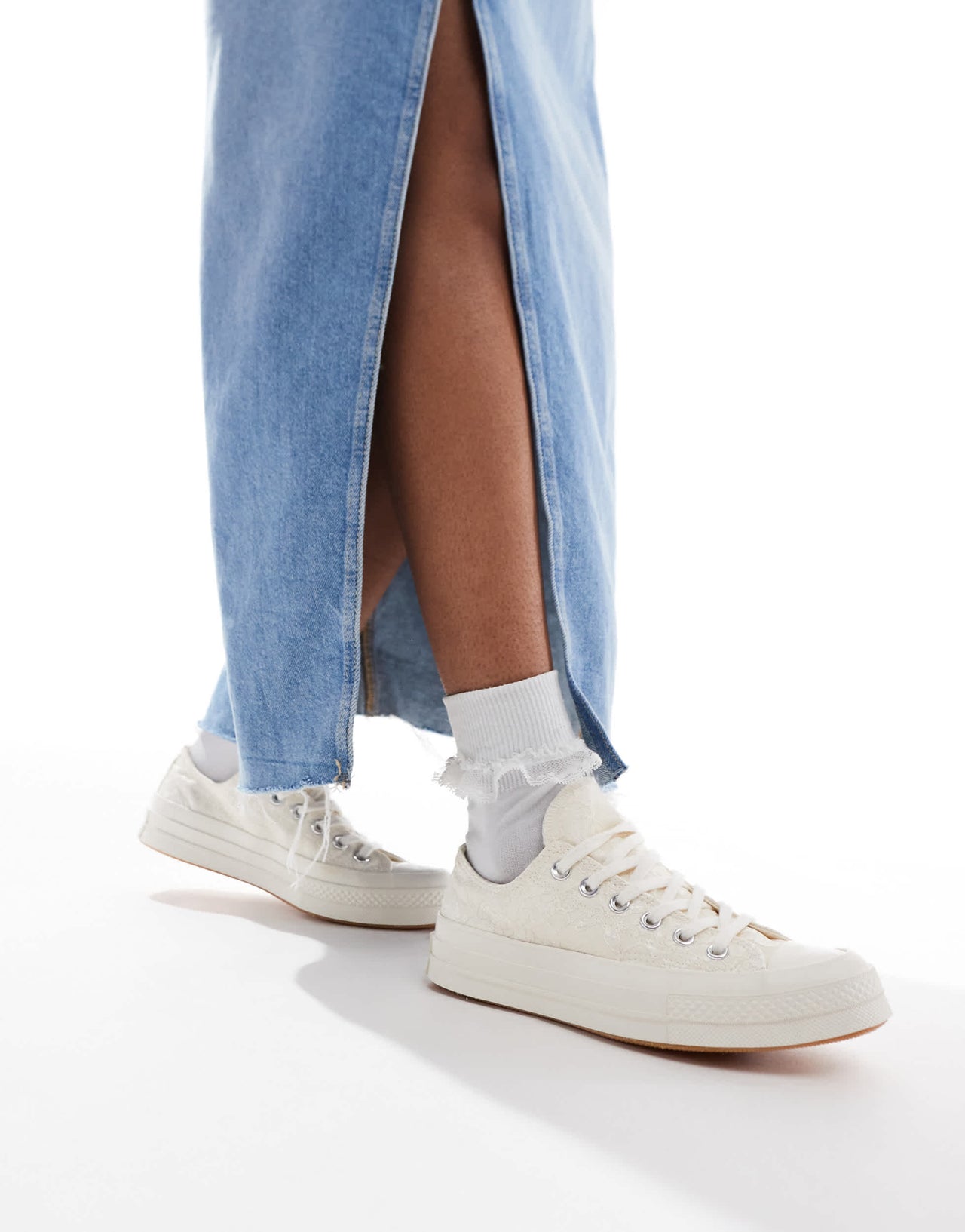 Converse Chuck 70 Ox trainers in white lace