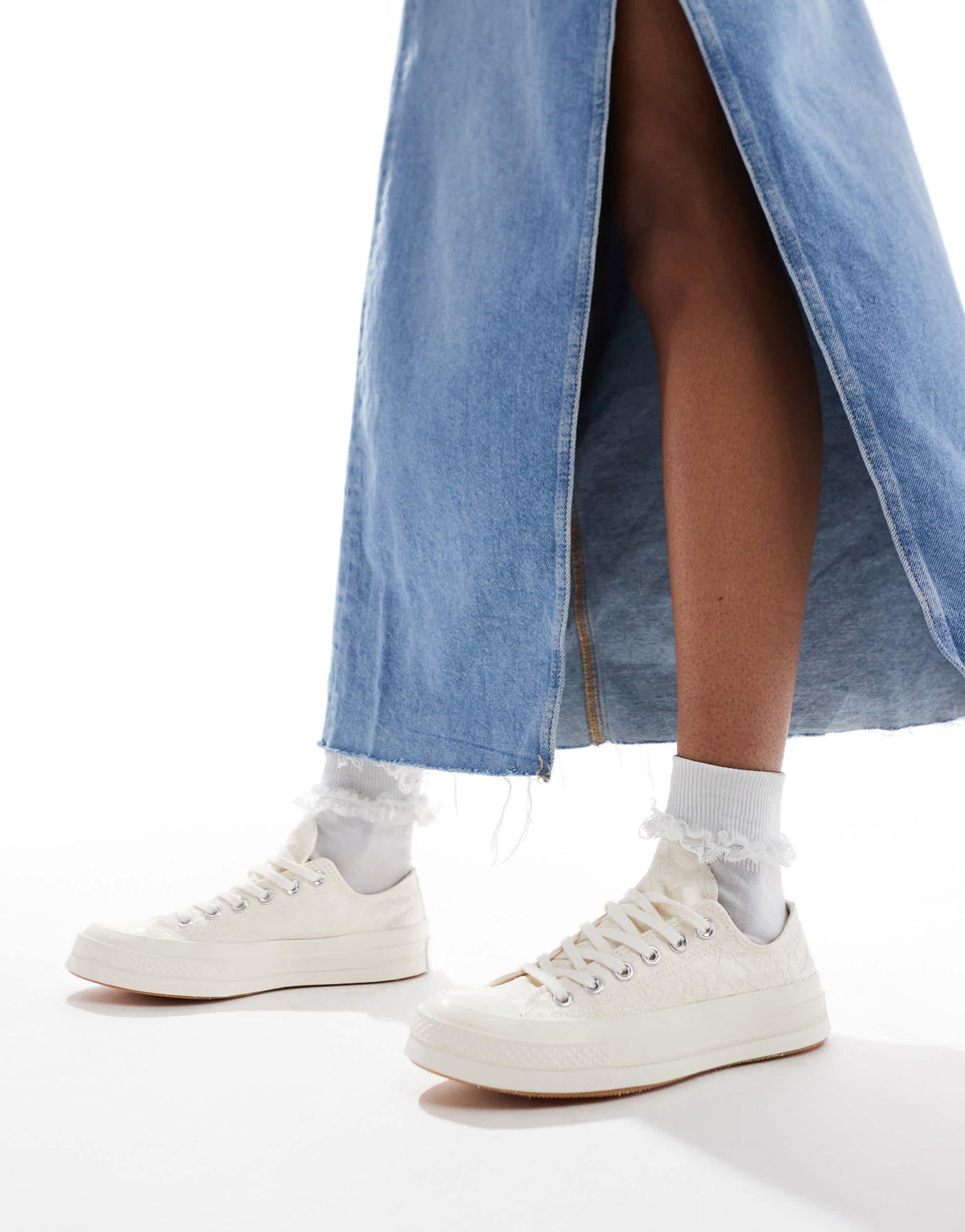 Converse Chuck 70 Ox trainers in white lace