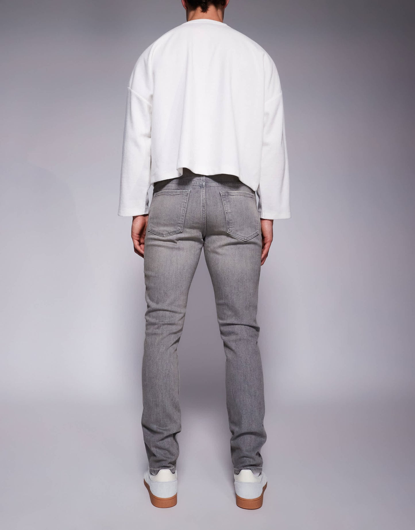 River Island skinny fit jeans in grey wash