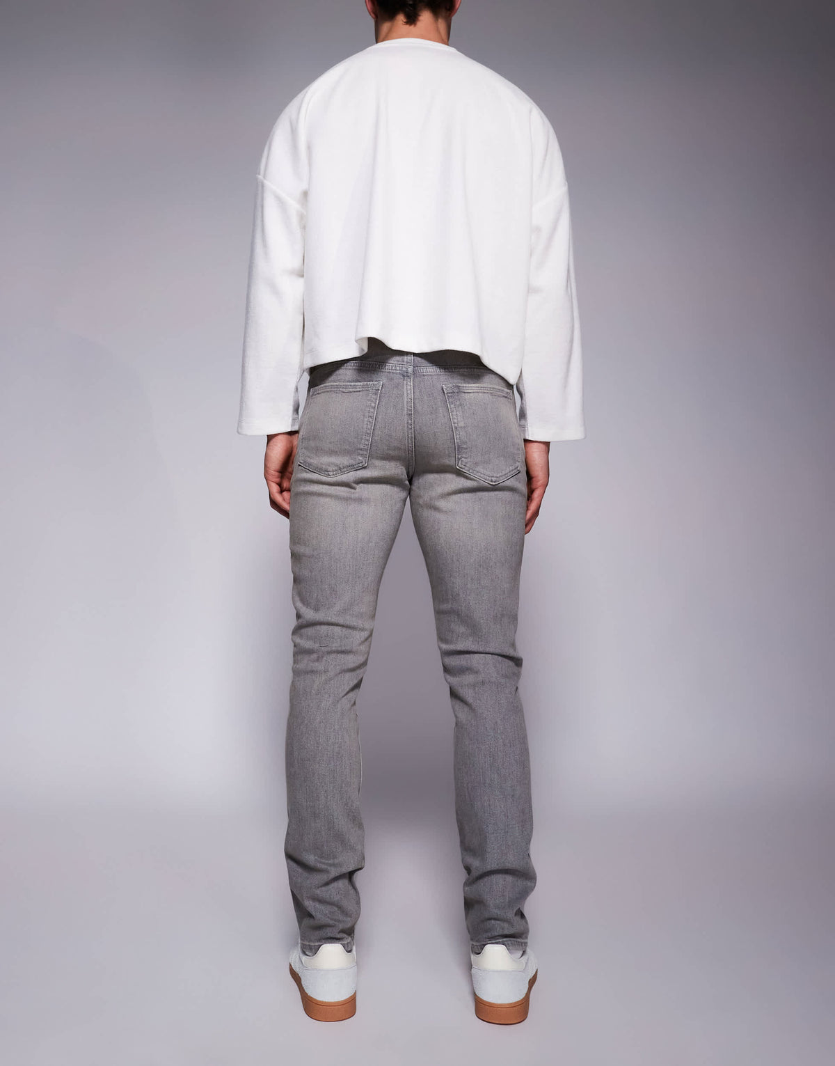 River Island skinny fit jeans in grey wash
