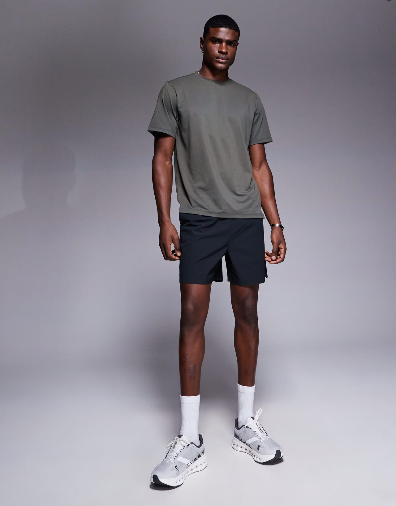 4505 Icon quick dry mesh training t-shirt in dark green