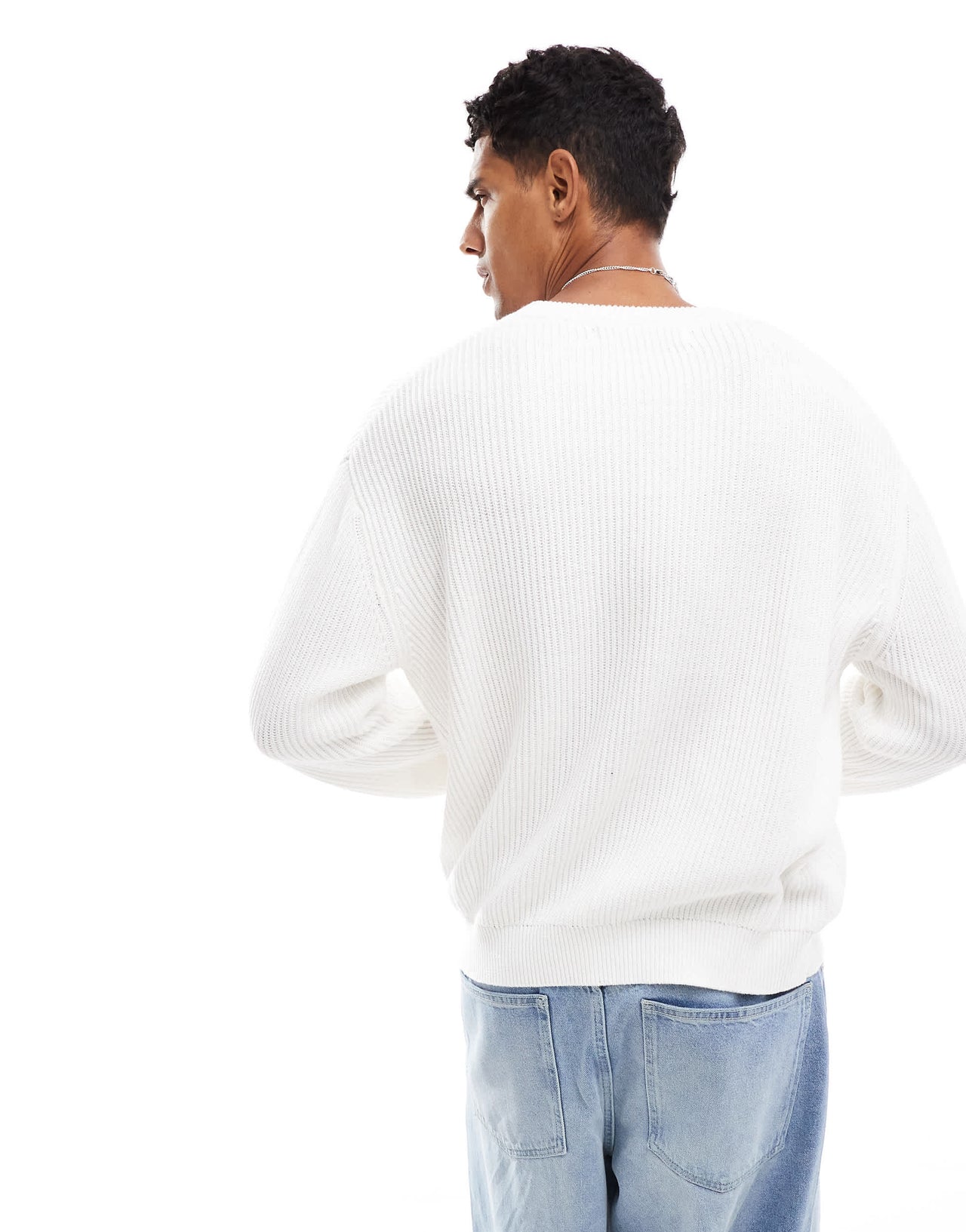 Bershka HGHRS sweatshirt in white