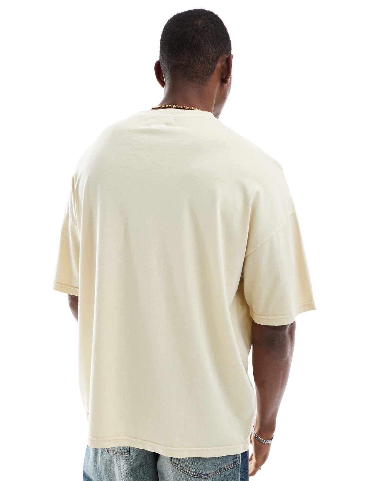 Another Influence acid wash oversized t-shirt in tan