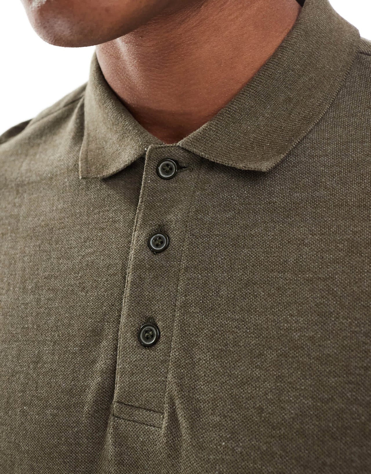 Another Influence short sleeve polo shirt in khaki