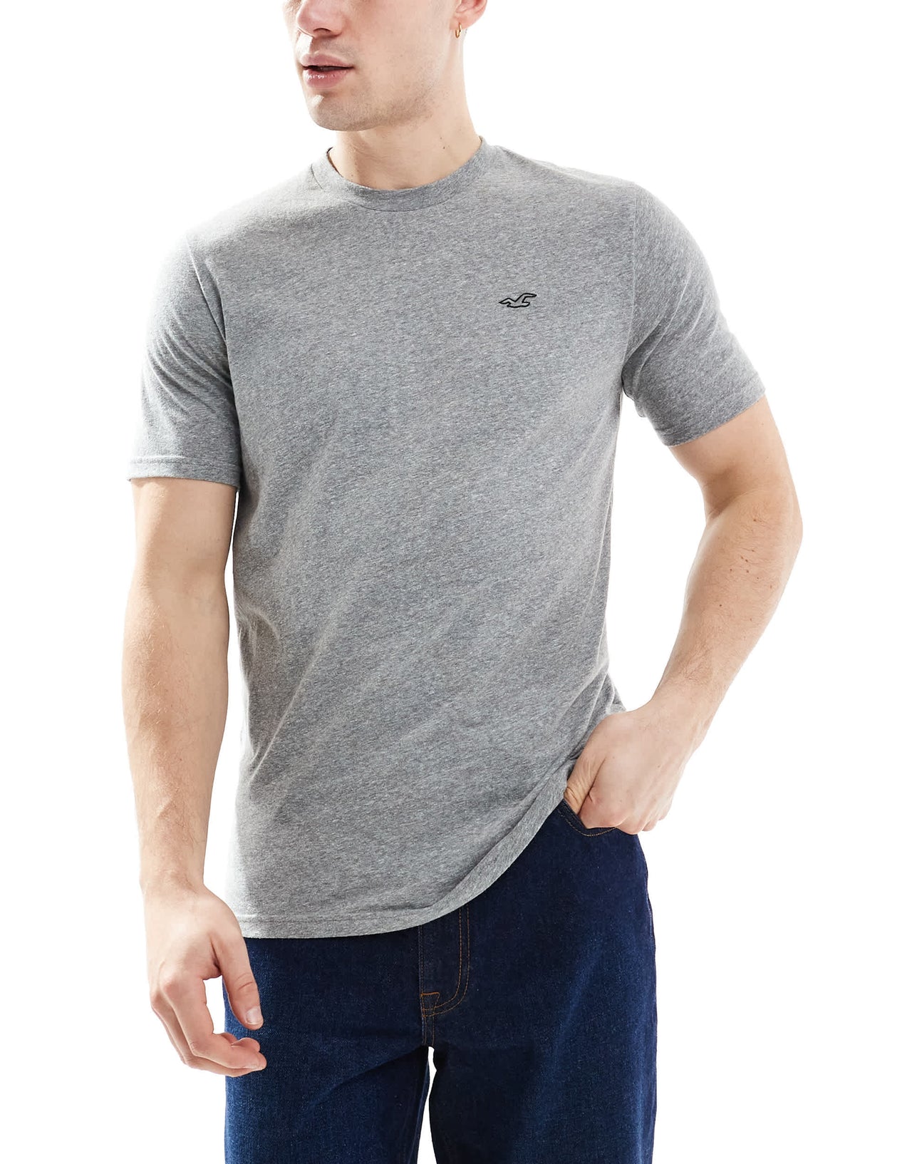 Hollister 5 pack icon t-shirt set in multi