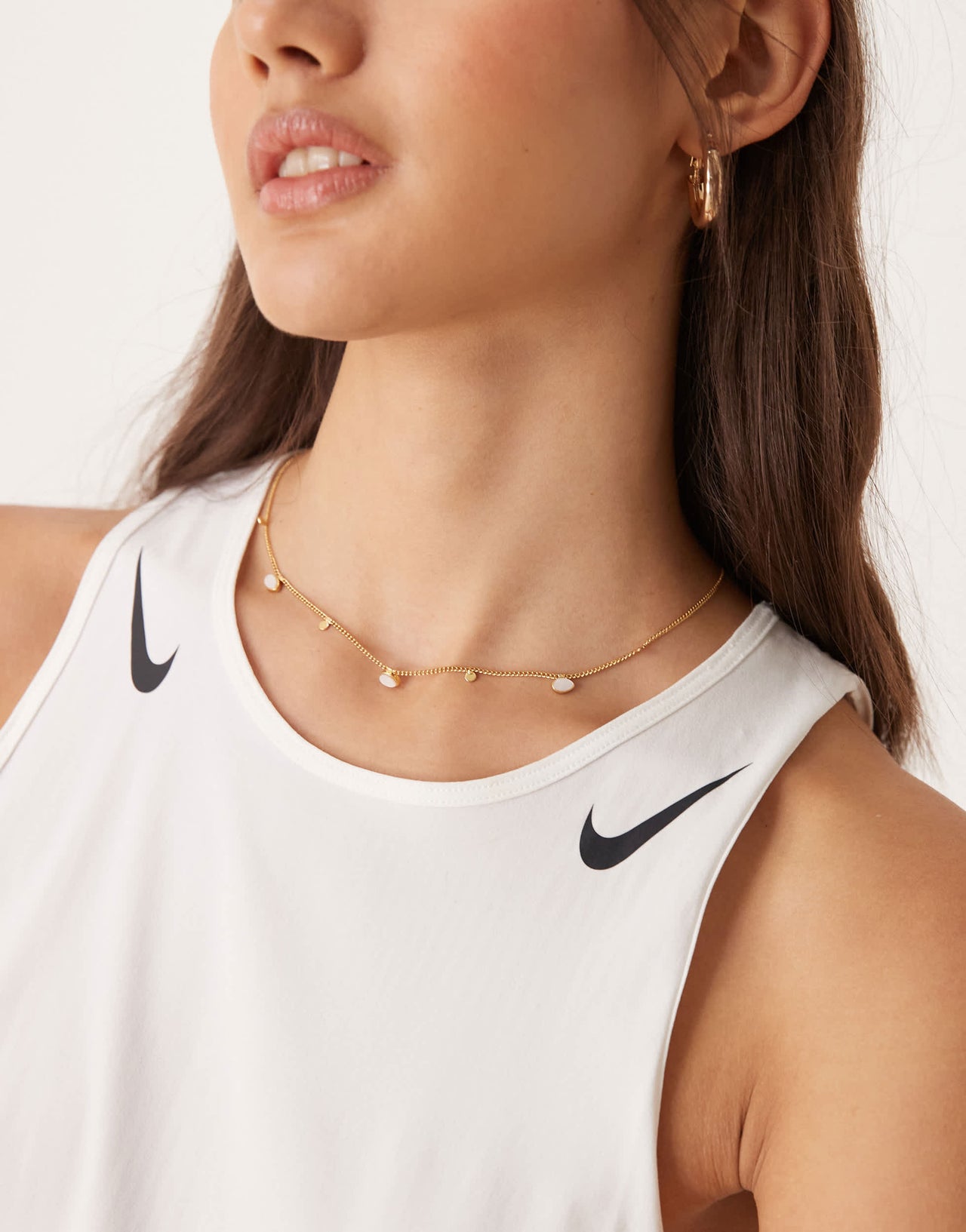 Nike Running Aeroswift Dri-FIT plisse vest in white