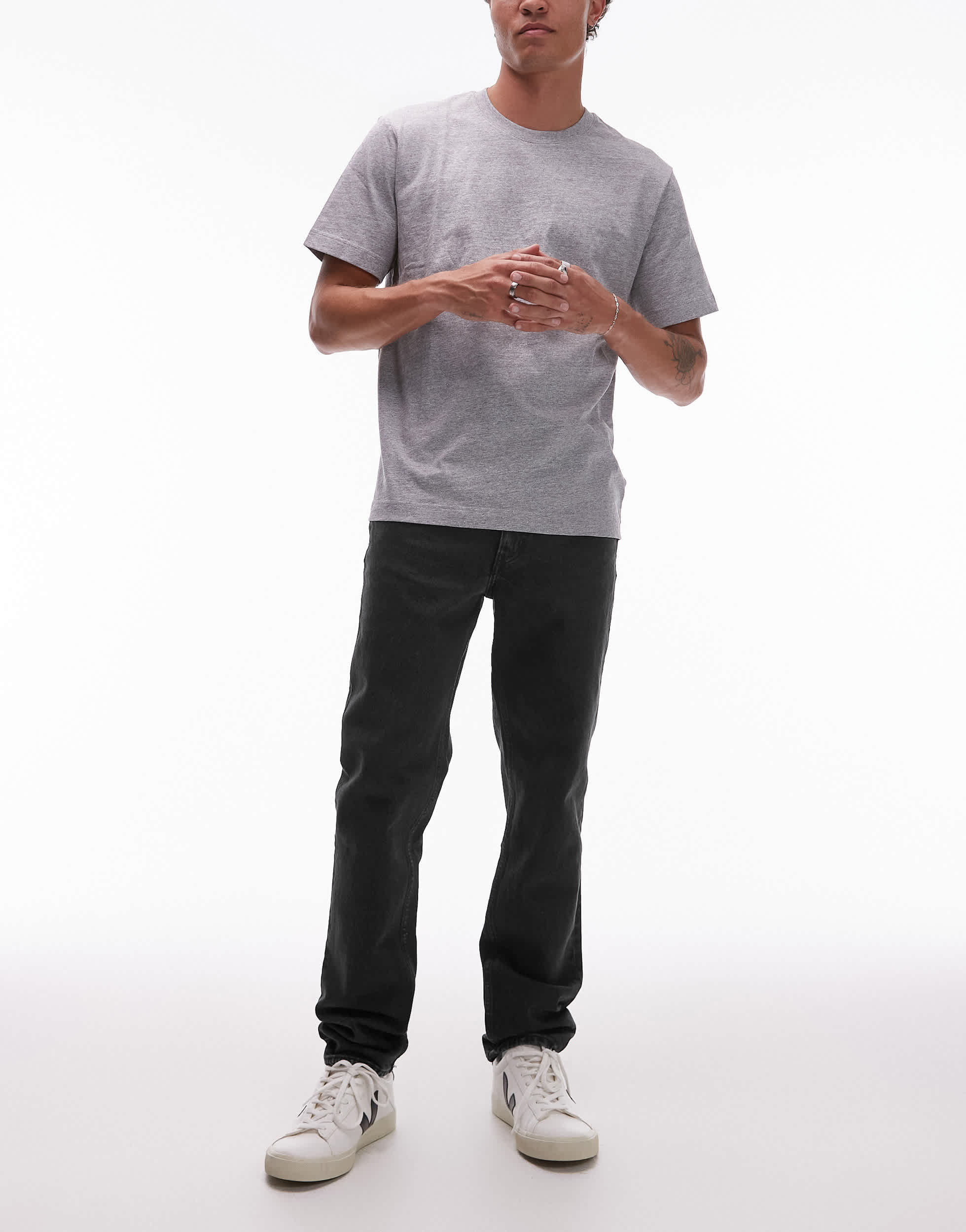 ARKET Birch stretch slim fit jeans in washed grey