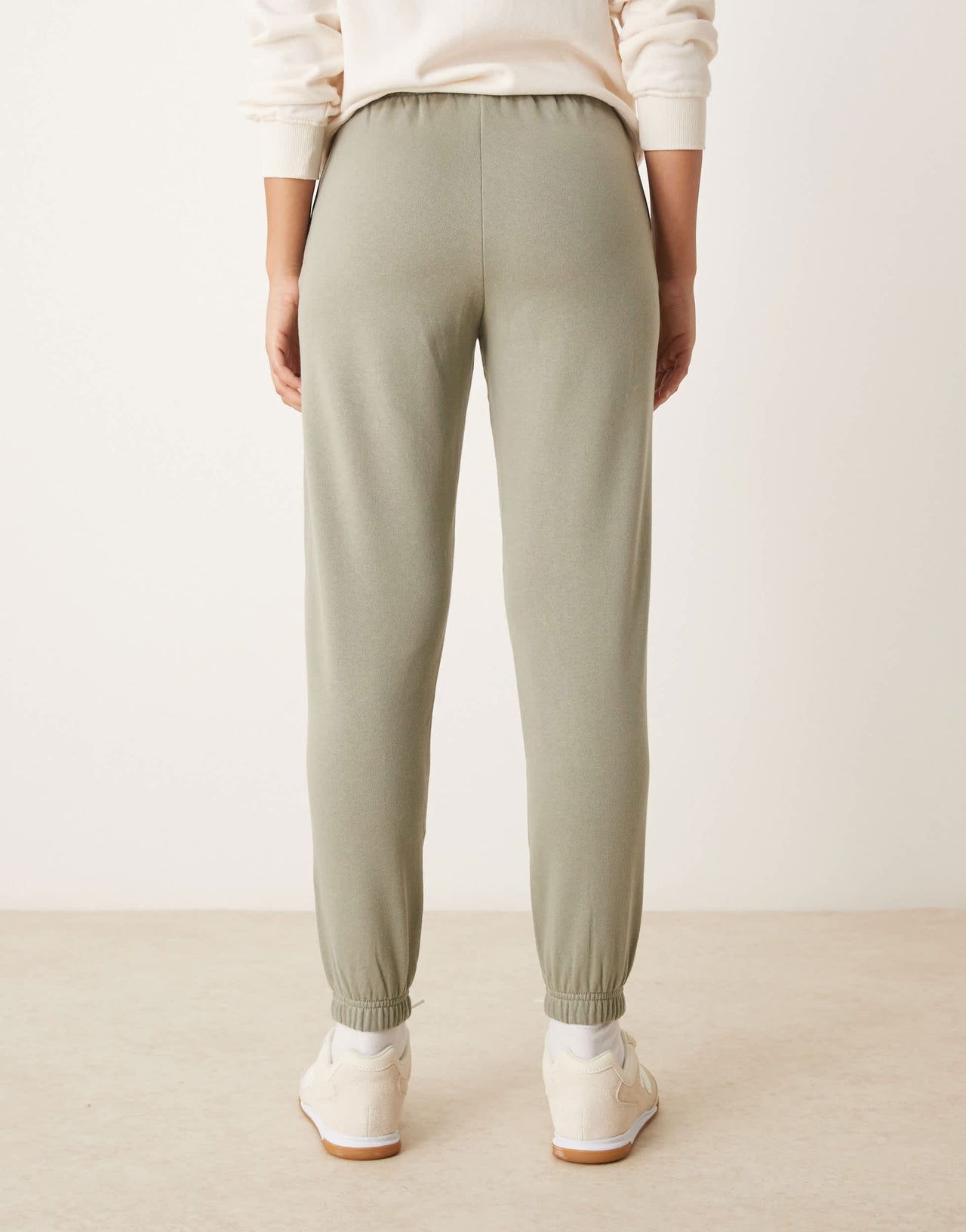 New Look cuffed joggers in khaki