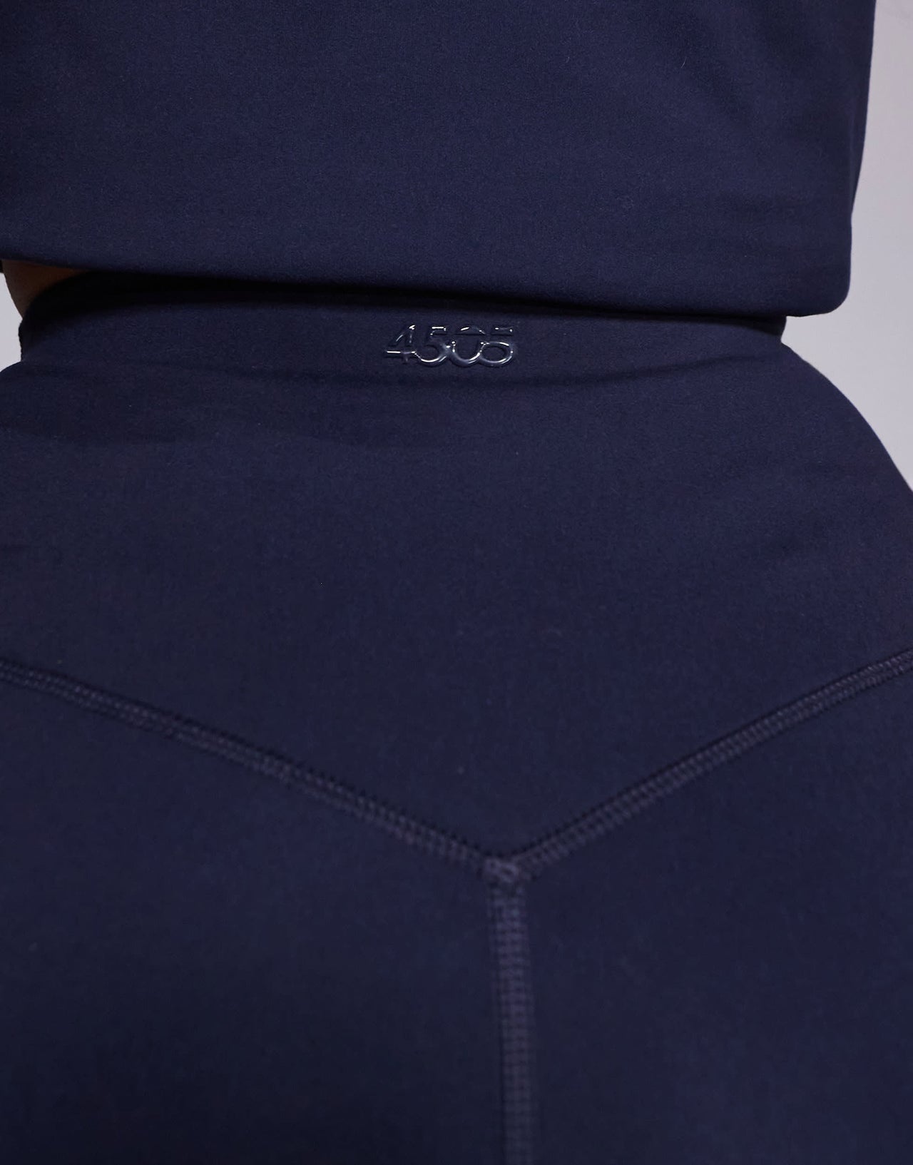 4505 Icon 8 inch soft touch legging short in midnight navy
