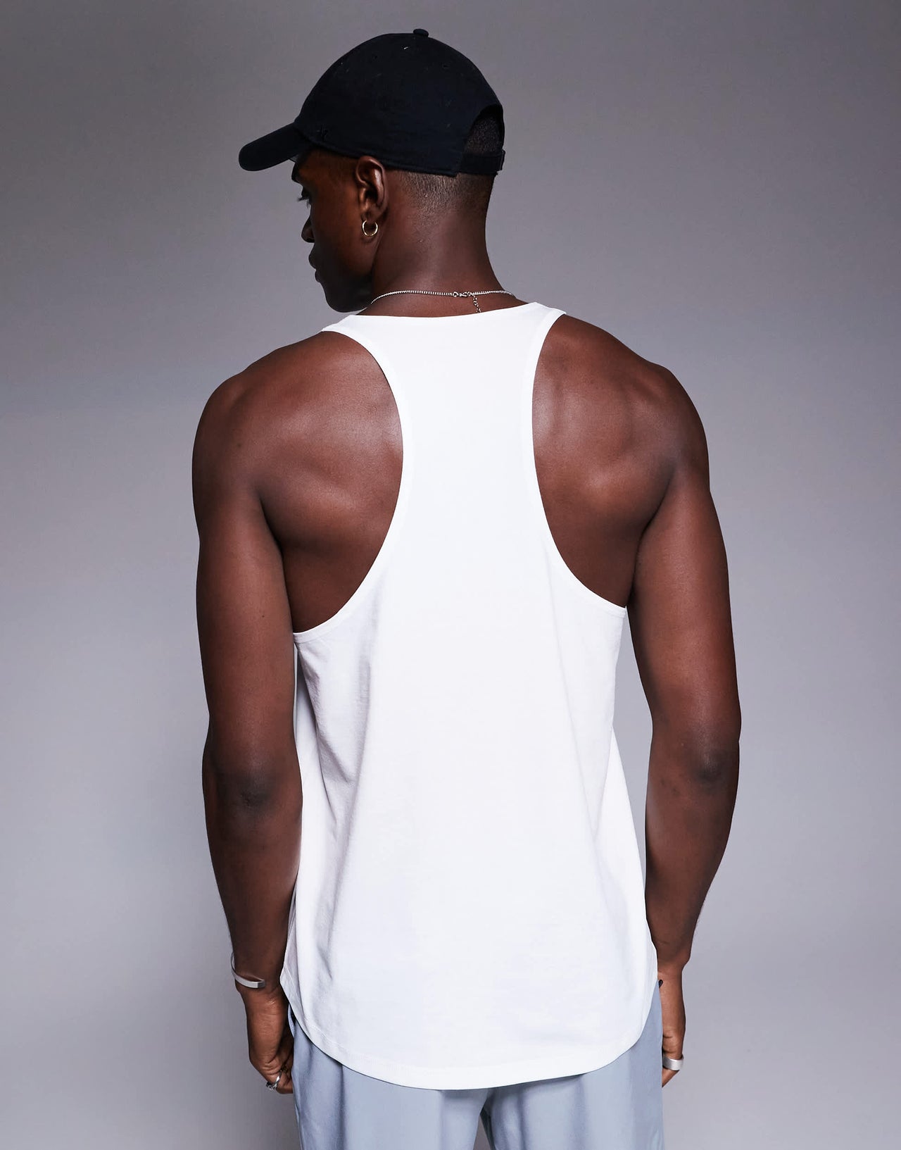 4505 performance quick dry stringer vest in white