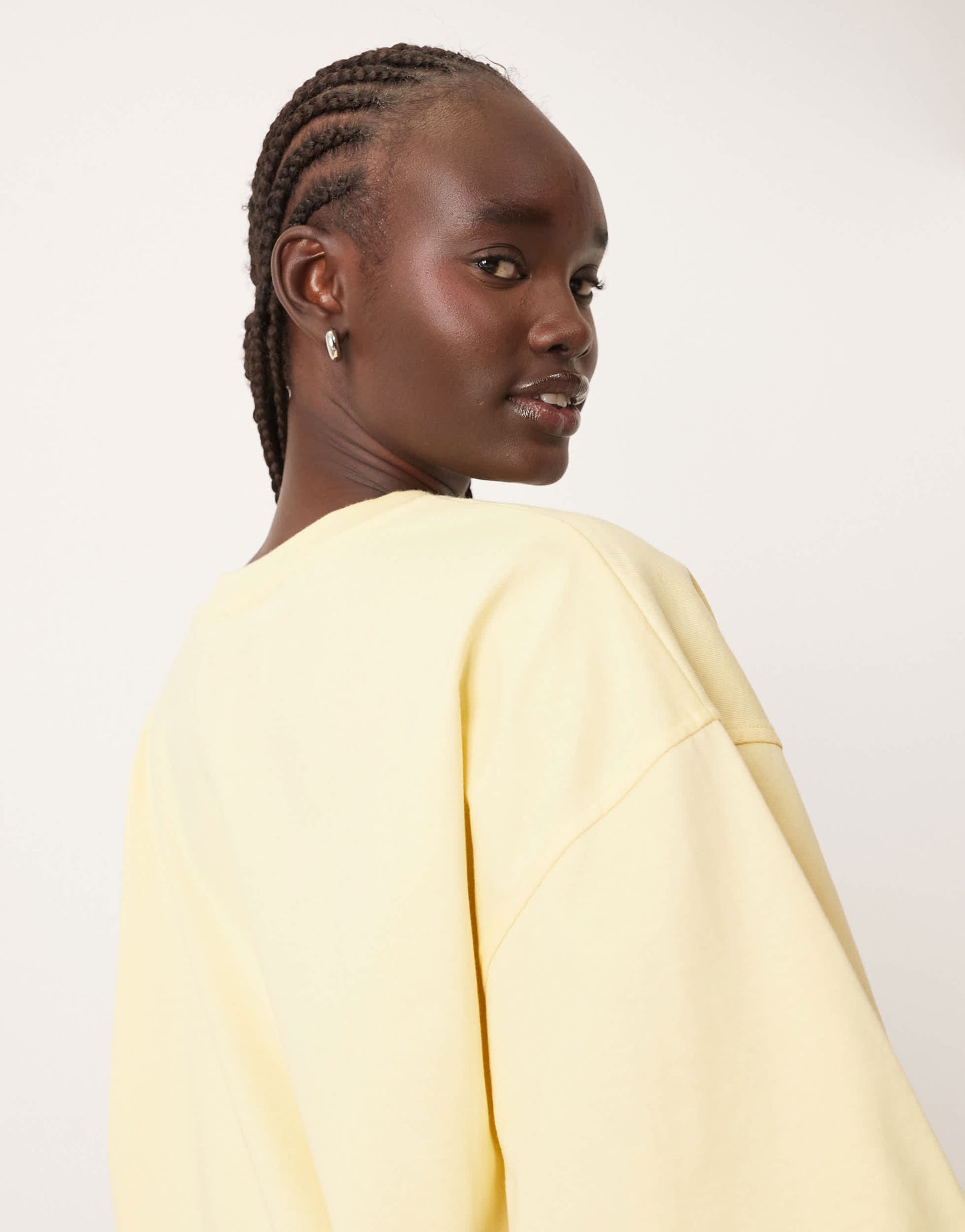 ARRANGE oversized premium heavy weight t-shirt in buttermilk