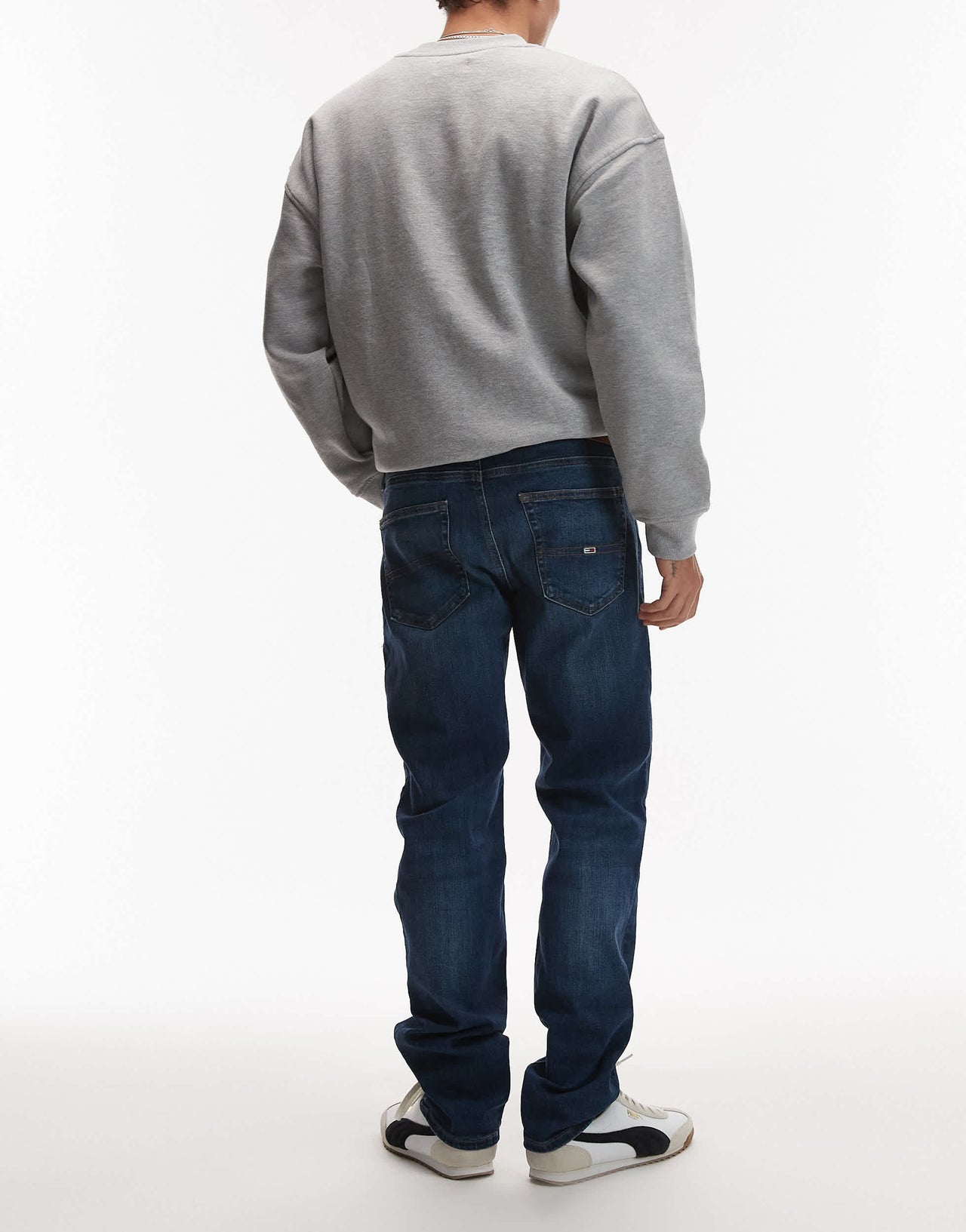 Tommy Jeans Ryan Slim Straight Jeans in dark blue