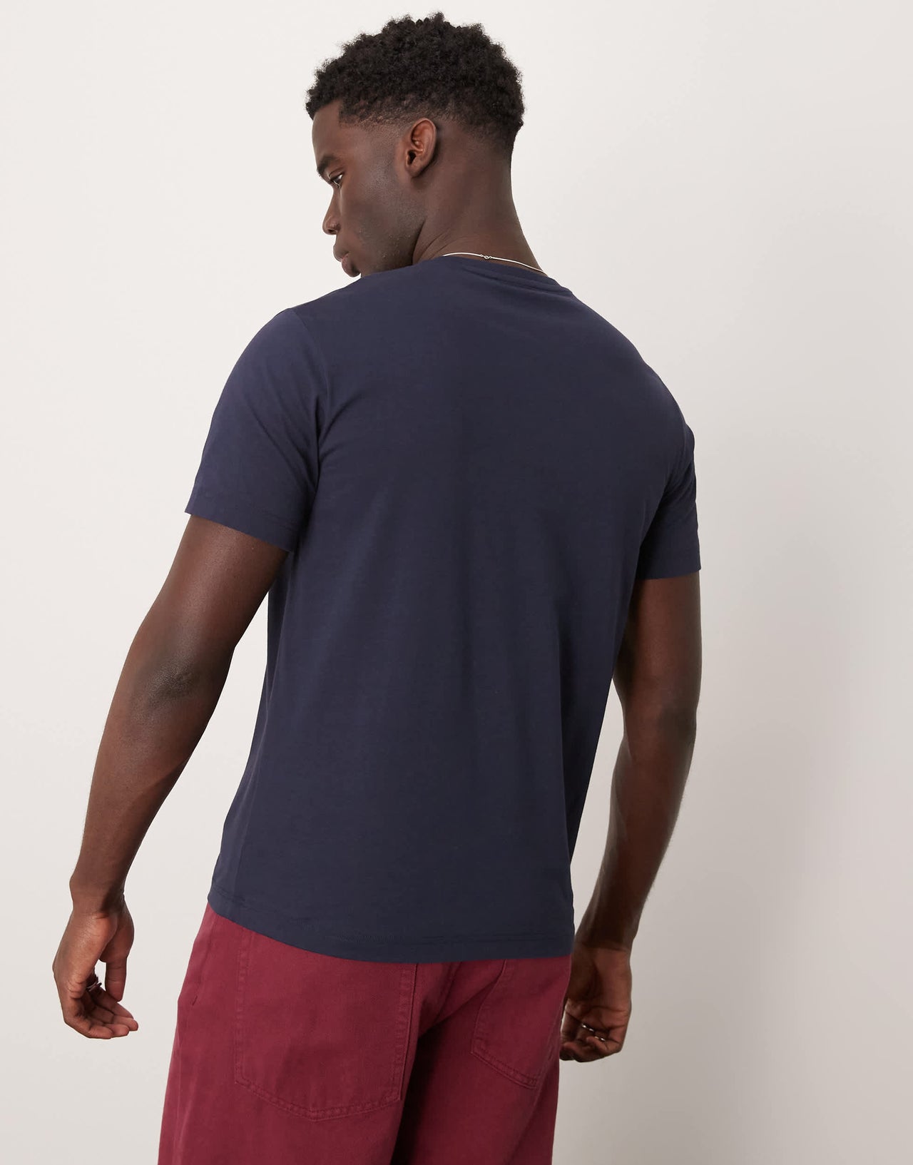 GANT varsity logo t-shirt in navy