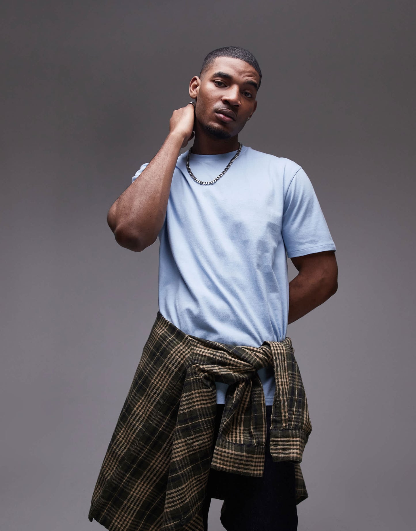 Topman relaxed fit t-shirt in blue
